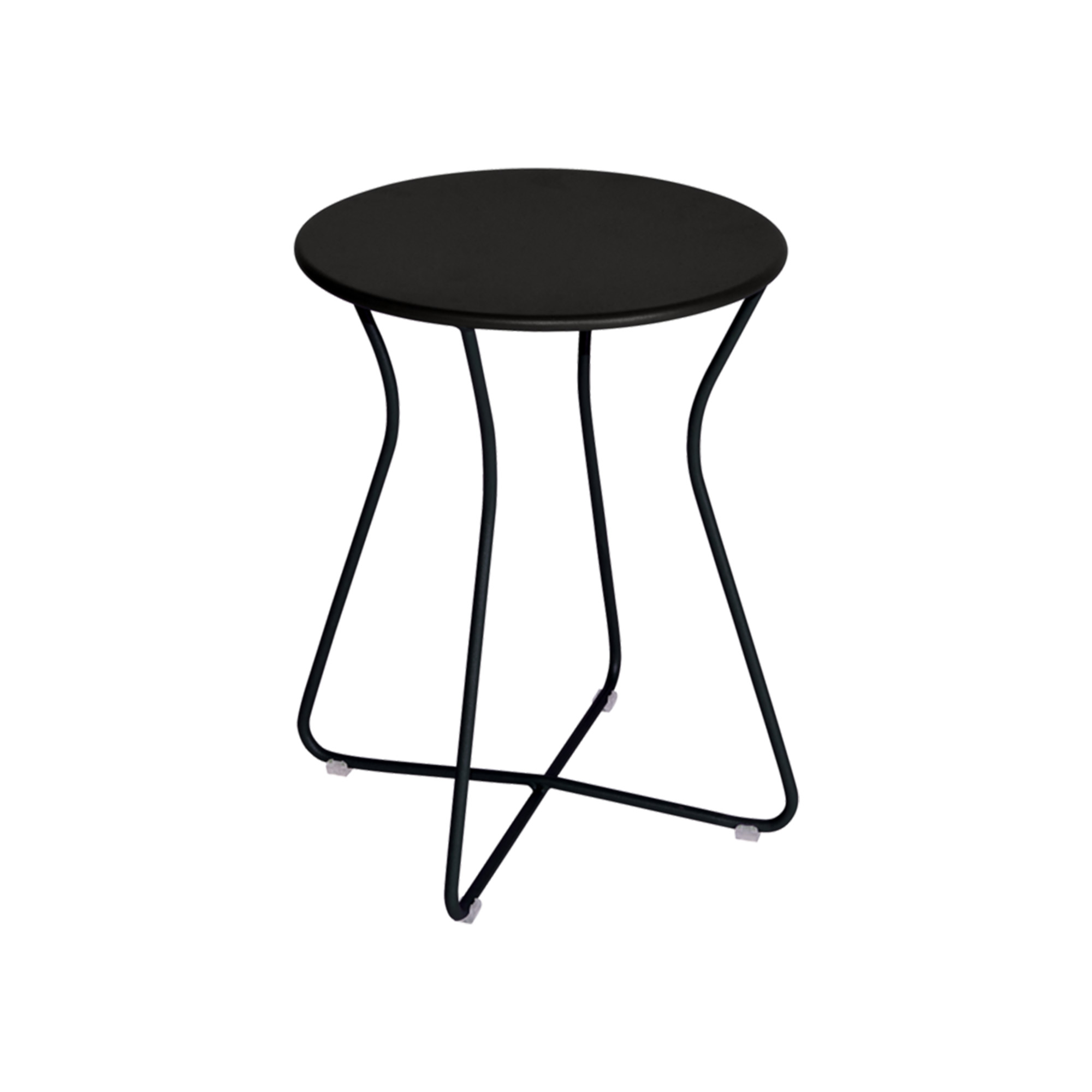 Fermob - Cocotte Stool - Liquorice - Utomhuspallar & puffar - Studio Fermob - Svart - Metall