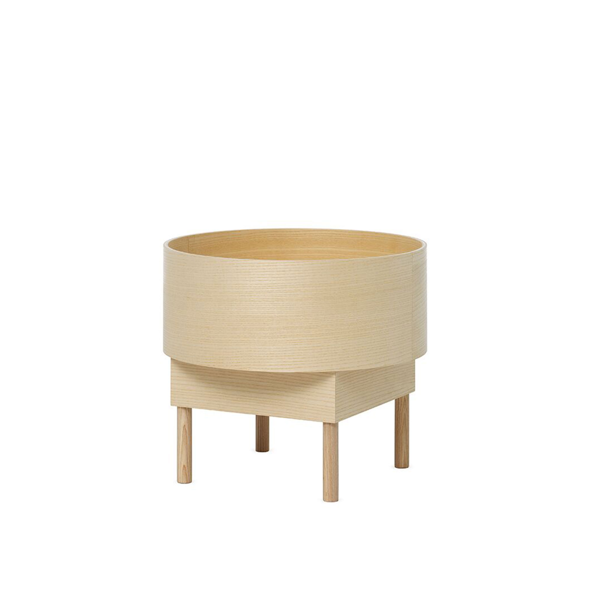 Fogia - Bowl Bord, Lackerad Ask, Ø40 - Småbord & sidobord - designer_andreas_engesvik - Träfärgad - Trä