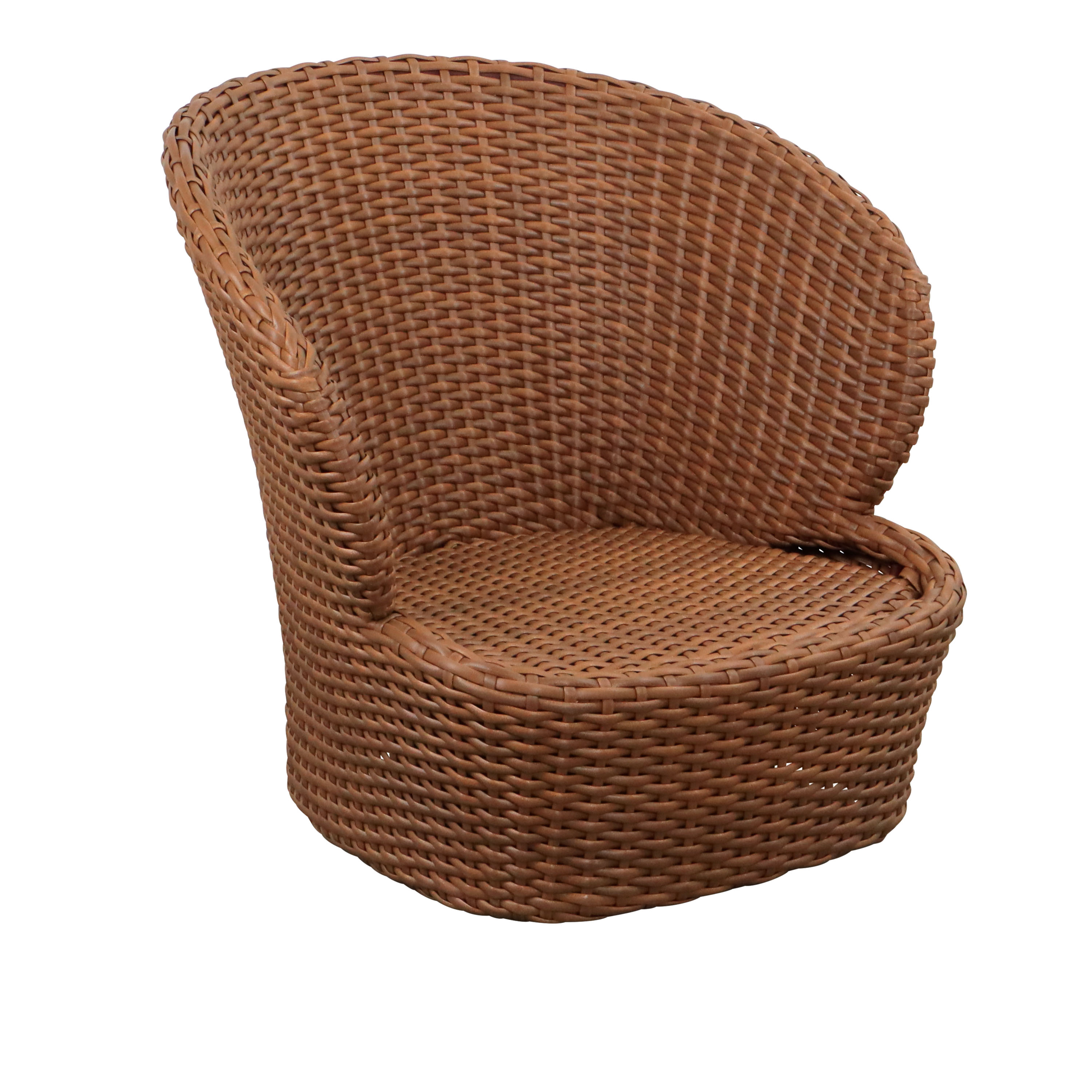 Cane-Line - Coast Loungefåtölj – Umber Brown - Fåtöljer utomhus - Röd | Utemöbler - Loungemöbler - Fåtöljer Utomhus | Möbelexperten