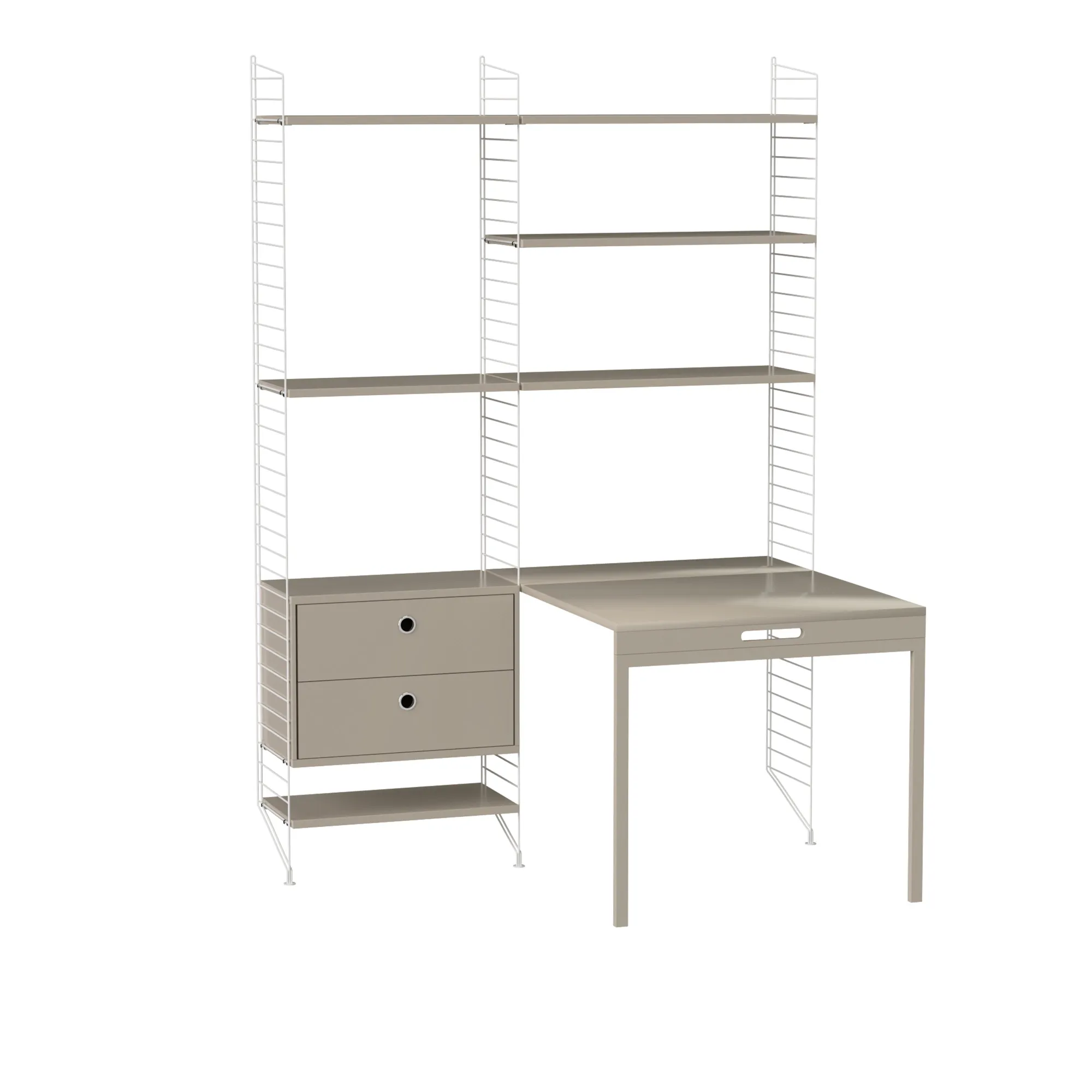String Workplace E Eik Hvit
