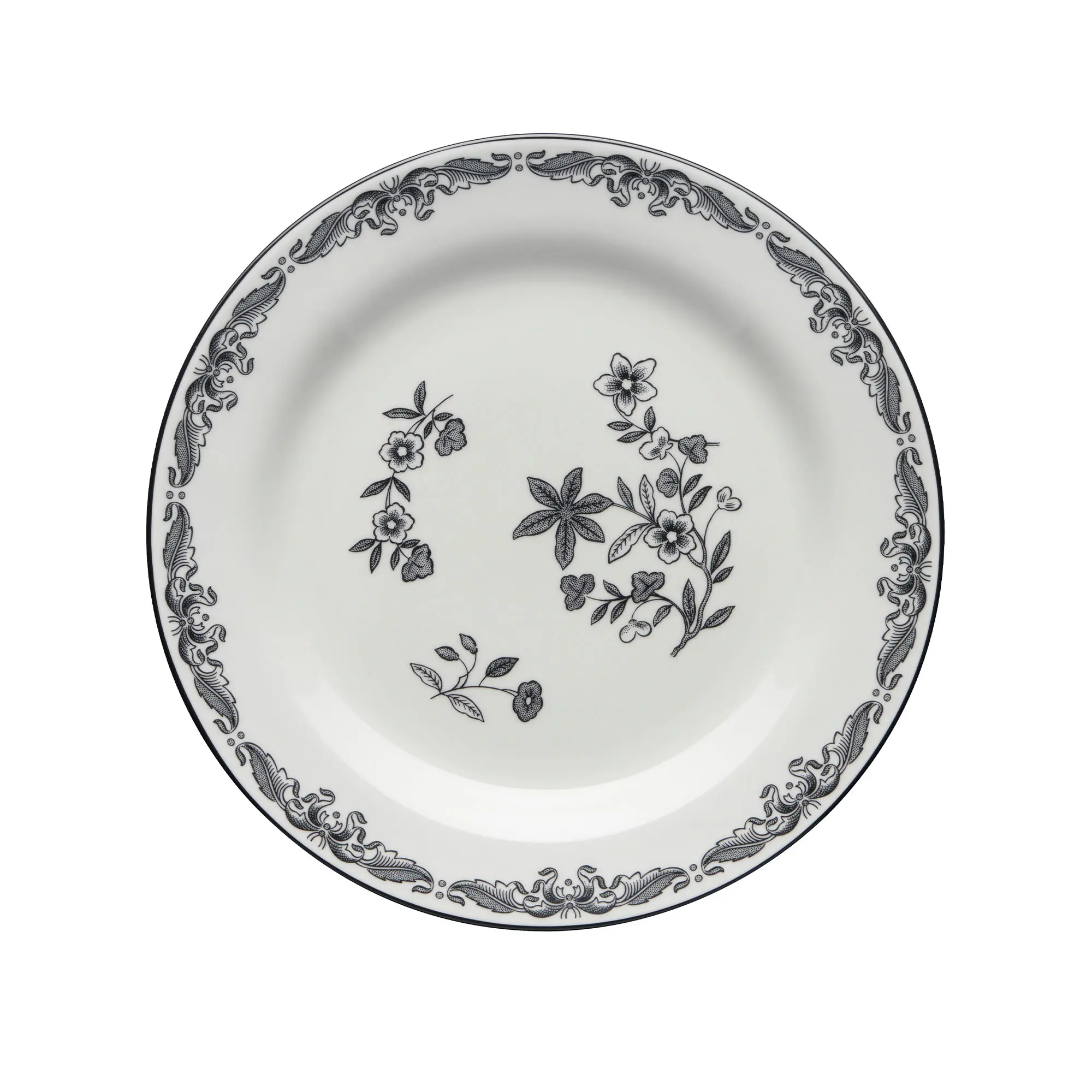 Ostindia Svart Tallrik 21 cm