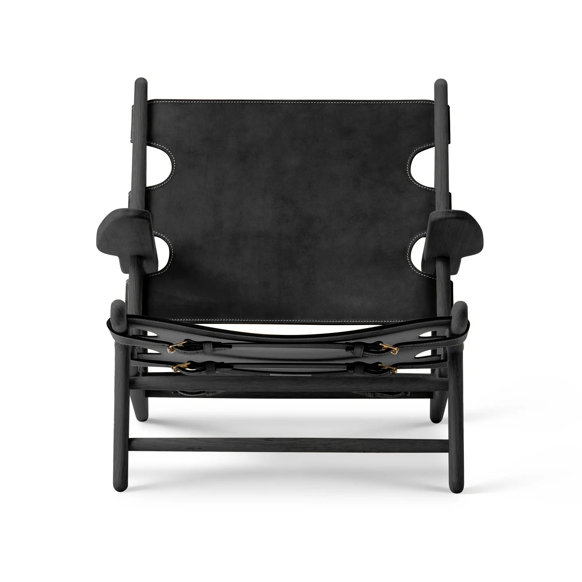 The Hunting Chair lenestol svartlakkert eik
