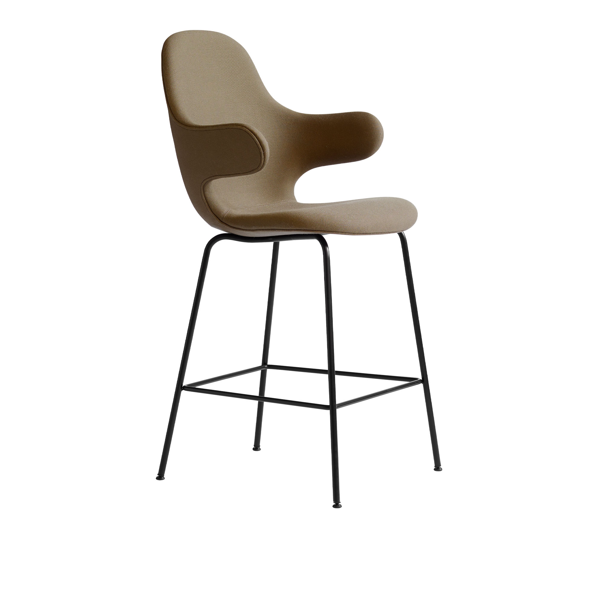 &Tradition - Catch JH16 - Black - Fabric cat.2 - Divina Melange 3 170 - Barstolar & barpallar - Jaime Hayón - Metall/Textilmaterial