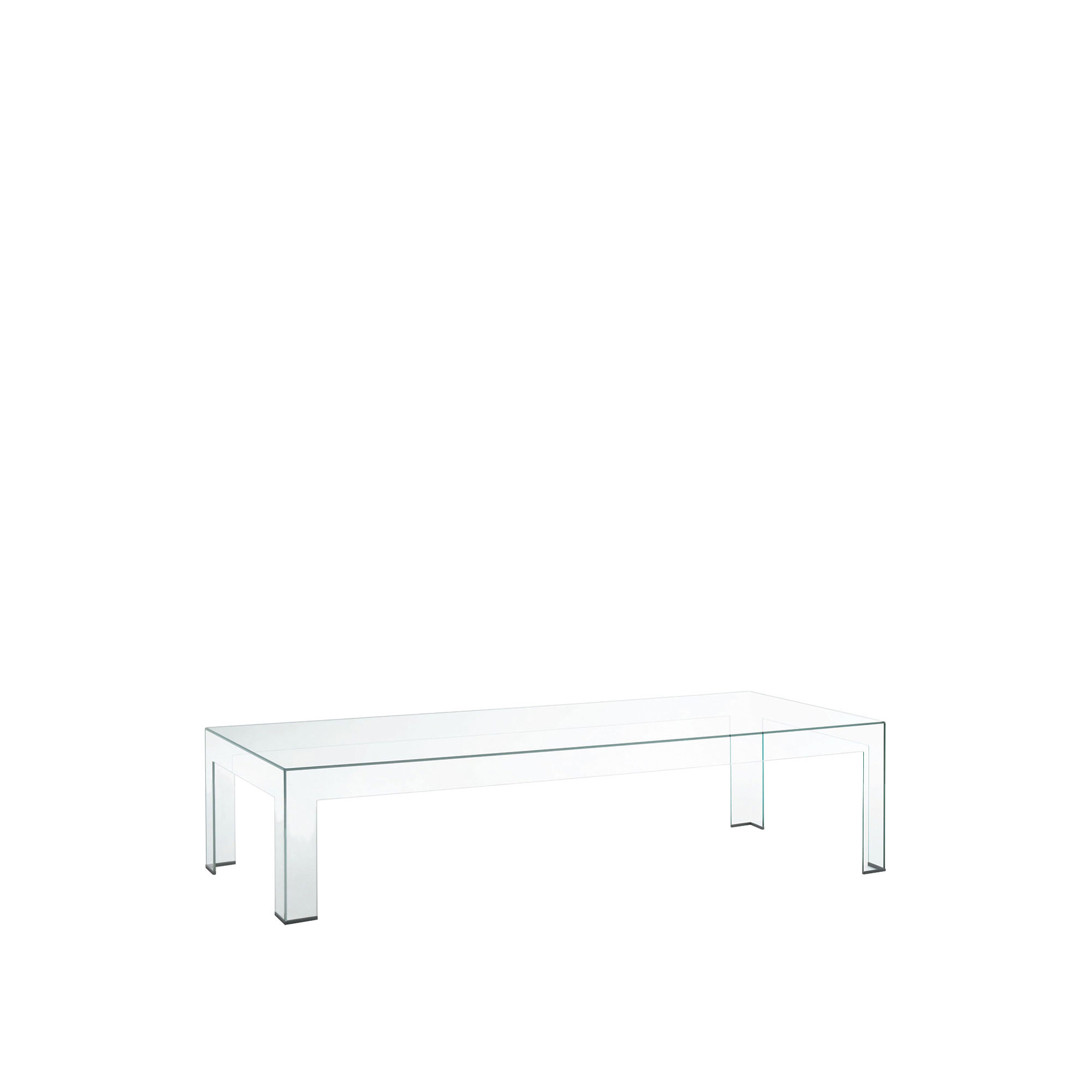 Glas Italia - TAT06 Atlantis Low table, Glossy lacquered glass, Finish: 54 Blu - Sofabord - Lorenzo Arosio - Blå - Glass