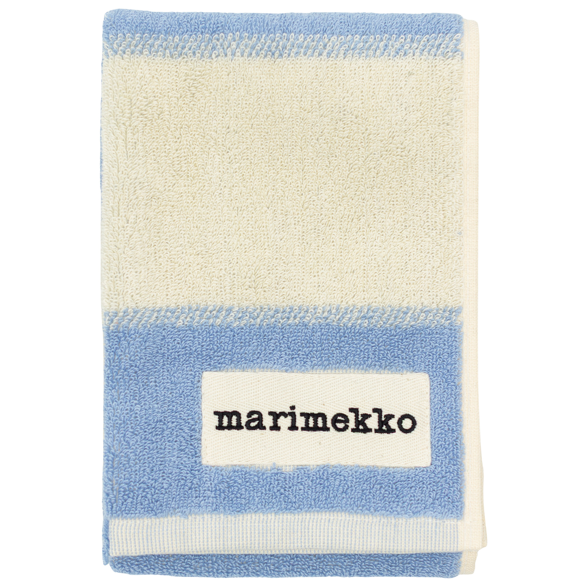 Marimekko - Galleria Guest Towel 30 x 50 cm Lt.Blue Melon - Handdukar och badlakan - Vuokko Eskolin-Nurmesniemi | Textilier - Badrumstextilier - Handdukar Och Badlakan | Möbelexperten