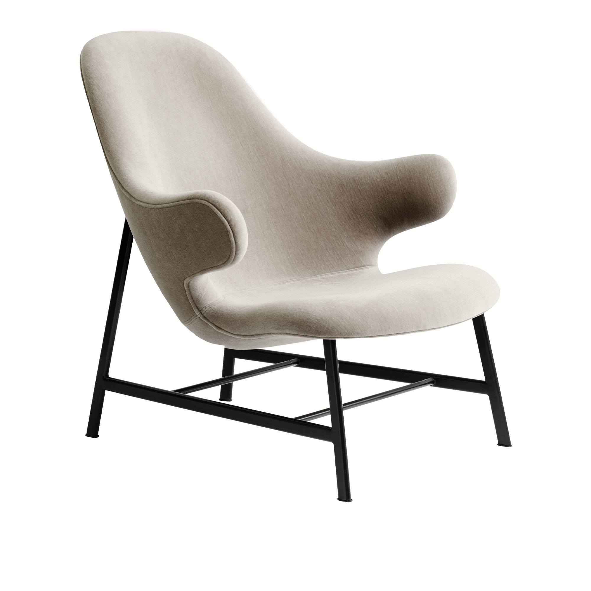 &Tradition - Catch JH13 - Warm Black - Fabric cat.2 - Divina Melange 3 170 - Fåtöljer - Jaime Hayón - Metall/Textilmaterial