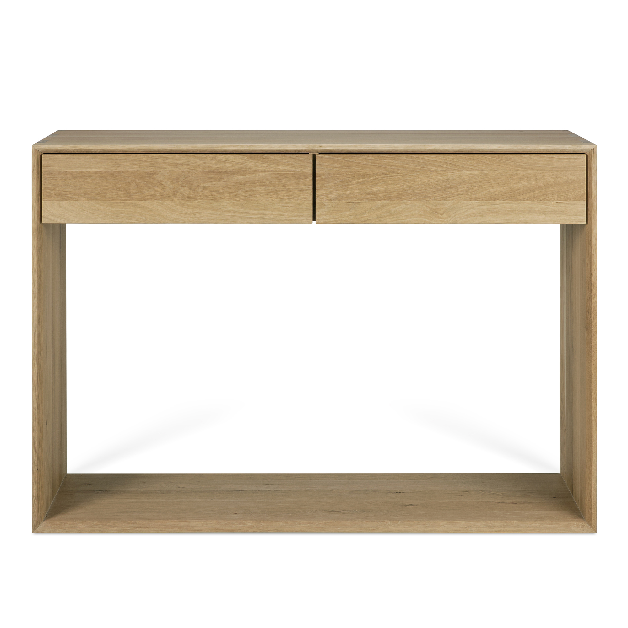 Ethnicraft - Nordic Console 2 Drawers 120 - Oak - Konsolbord - Alain Van Havre - Träfärgad - Trä | Möbler - Bord - Konsolbord | Möbelexperten