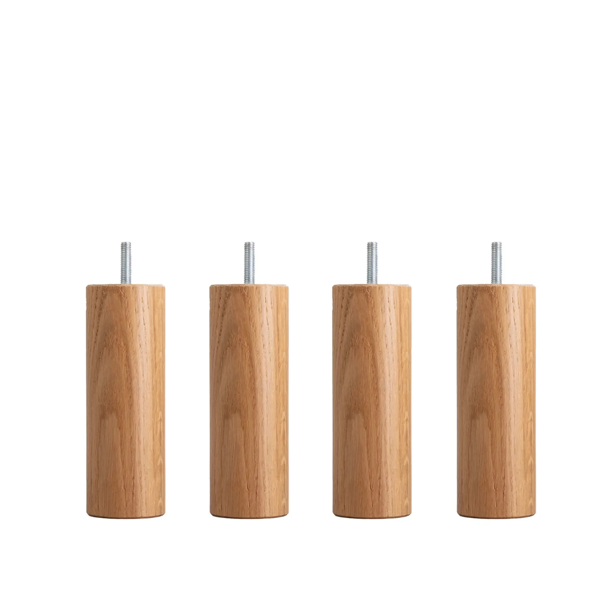 DUX SC sängben rund ek lackad  4-pack 23 cm