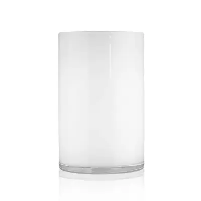 Hurricane White Candle Holder