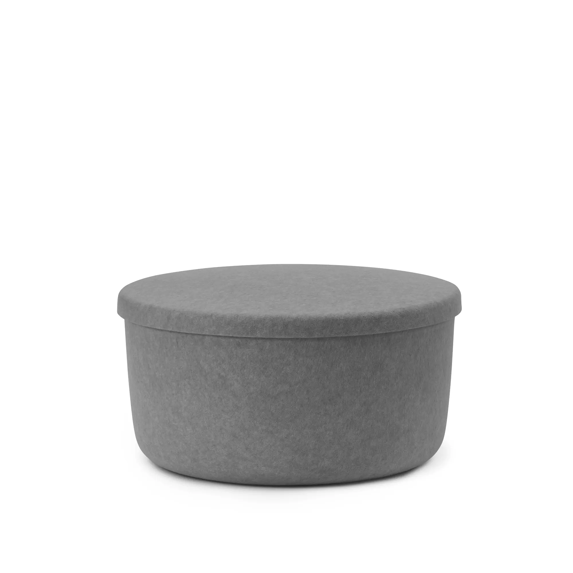 Hide Storage Pouf Large
