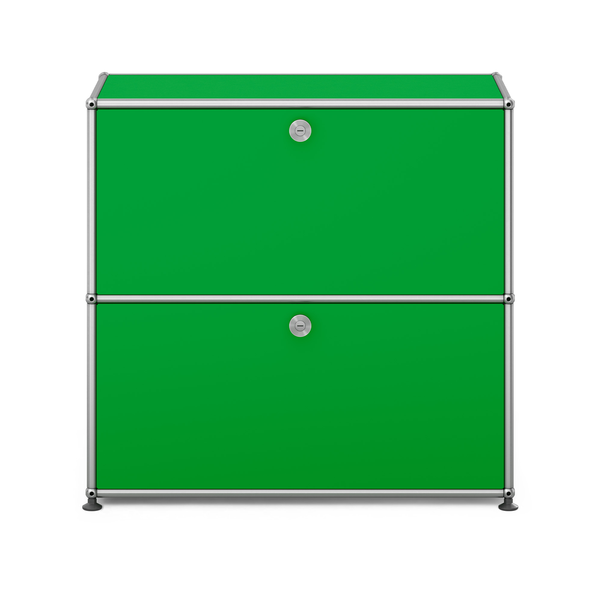 USM - USM Haller S2 28 USM Green - Sk&auml;nkar och sideboards - Fritz Haller & Paul Sch&auml;rer - Gr&ouml;n - Metall