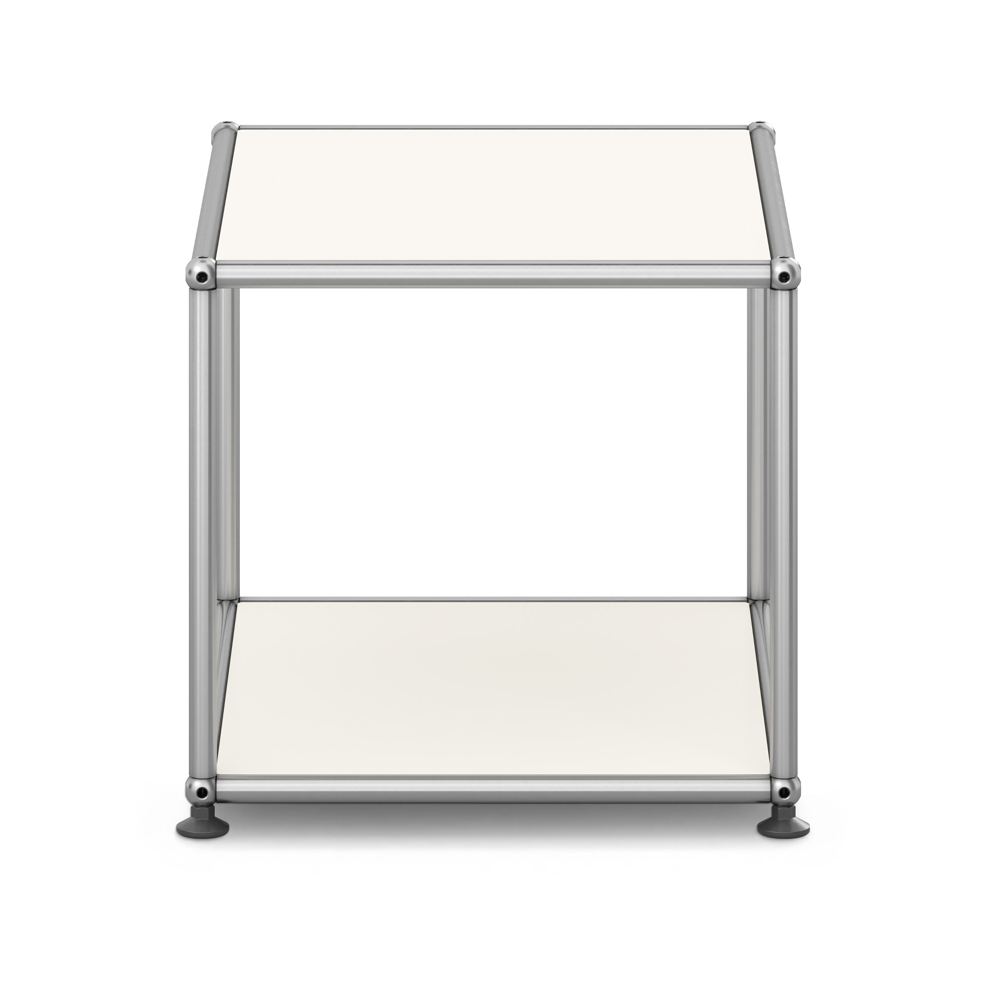 USM - USM Haller M21 24 Pure White - Sidobord - Fritz Haller & Paul Sch&auml;rer - Vit - Metall