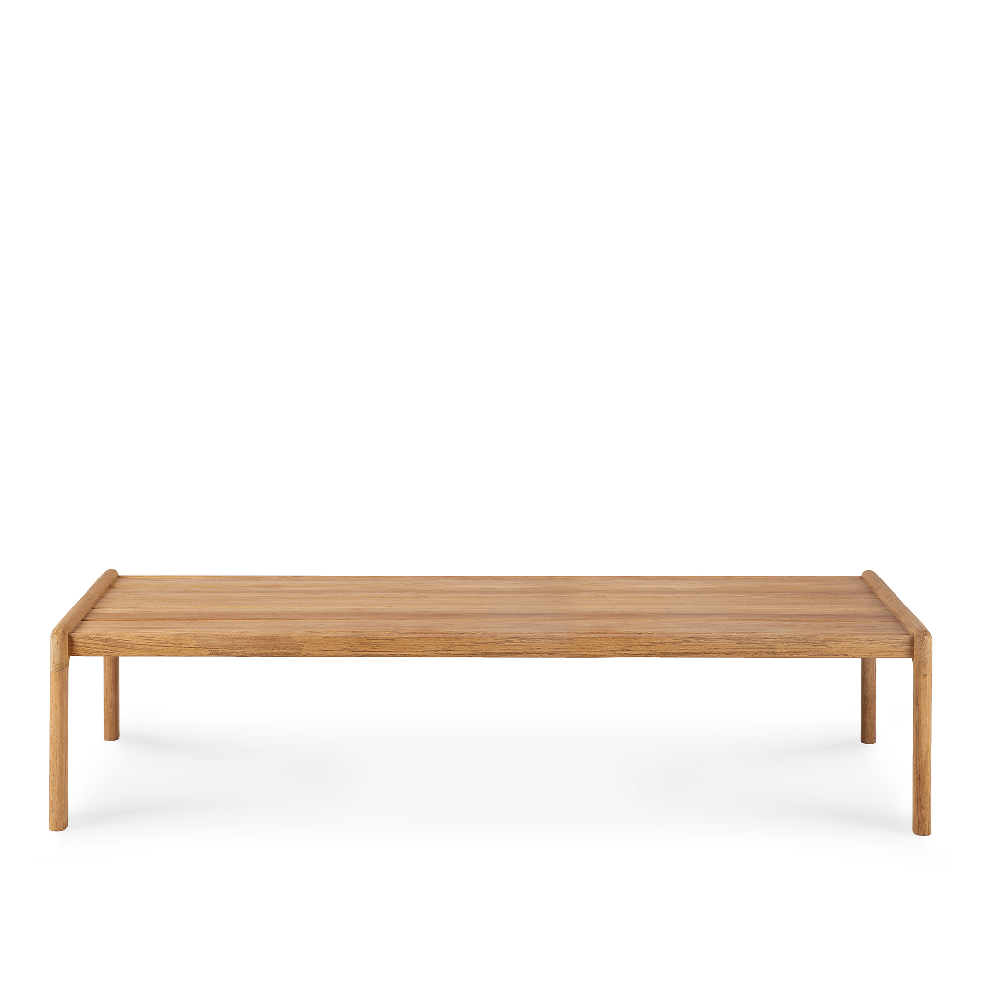 Ethnicraft - Jack Outdoor Coffee Table 150x65 - Teak - Soffbord utomhus - Jacques Deneef - Träfärgad | Utemöbler - Utebord - Soffbord Utomhus | Möbelexperten