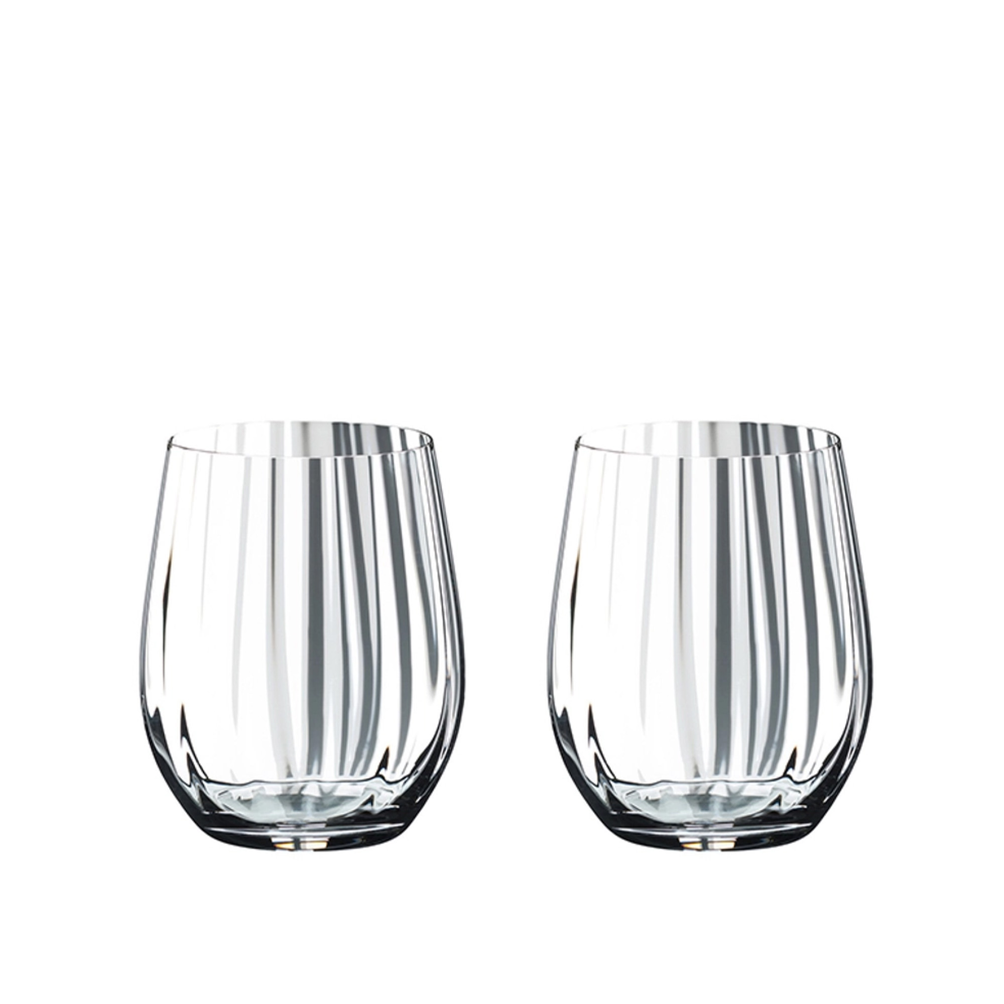 Riedel - Tumbler Collection Whisky Optical O, 2-Pack 34,4 cl - Whiskyglas - Transparent