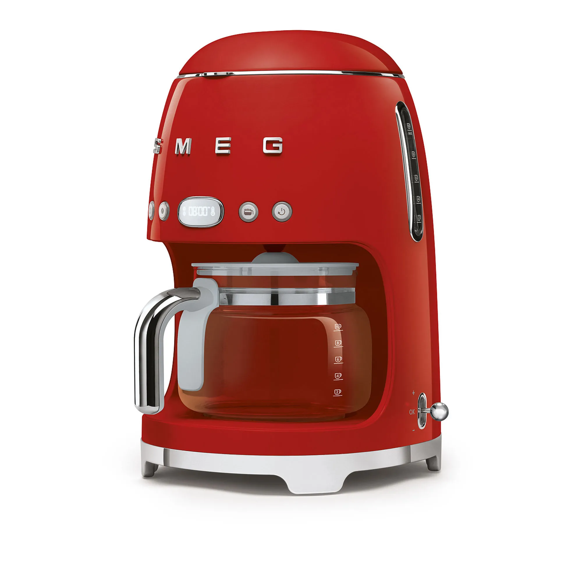 Smeg Drip Coffee Machine Red