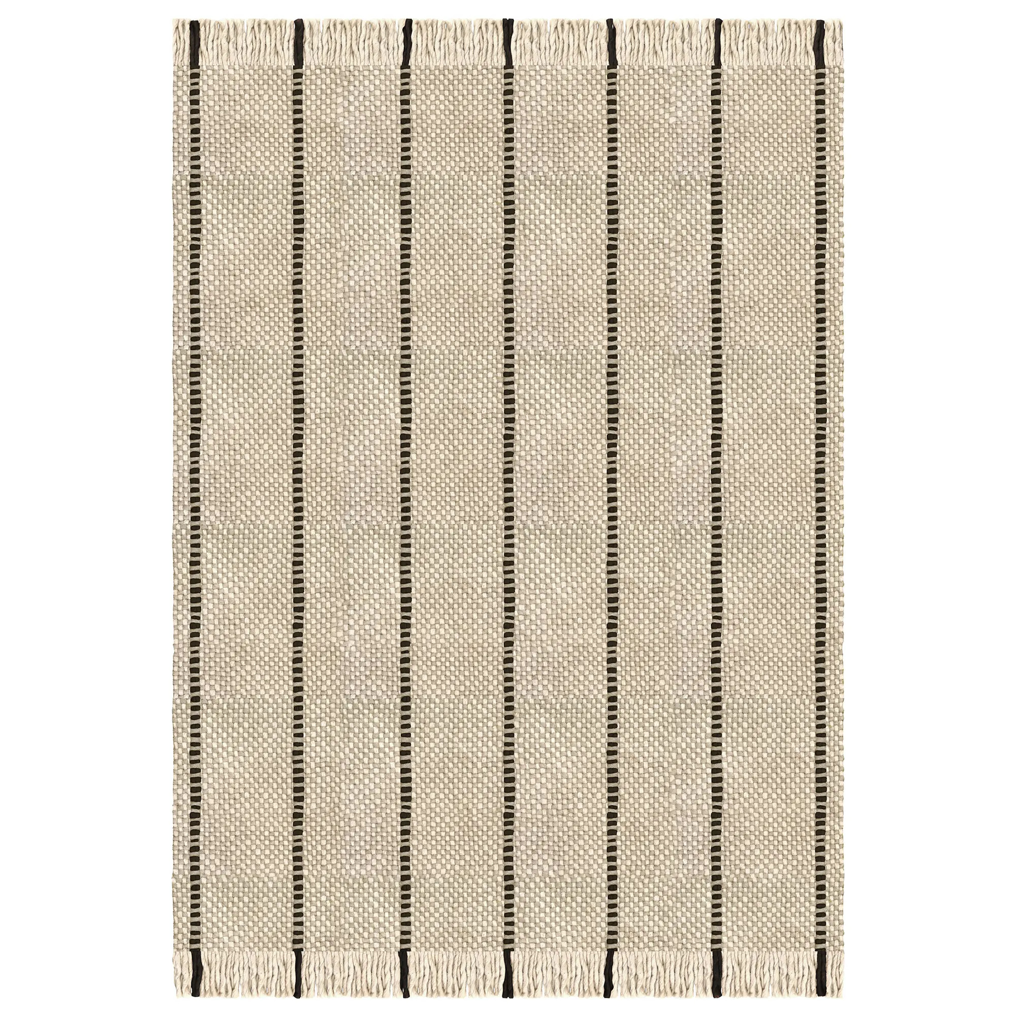 Massproductions Cord Black White ullteppe