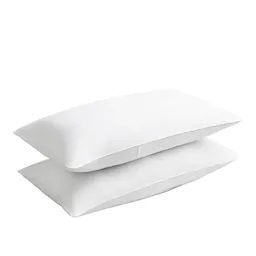 Percale Crisp White/White örngott 2-pack