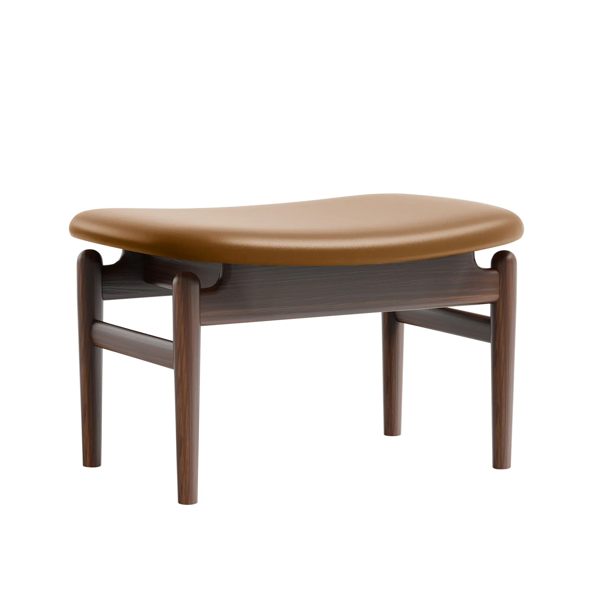 Chieftain fotskammel Walnut