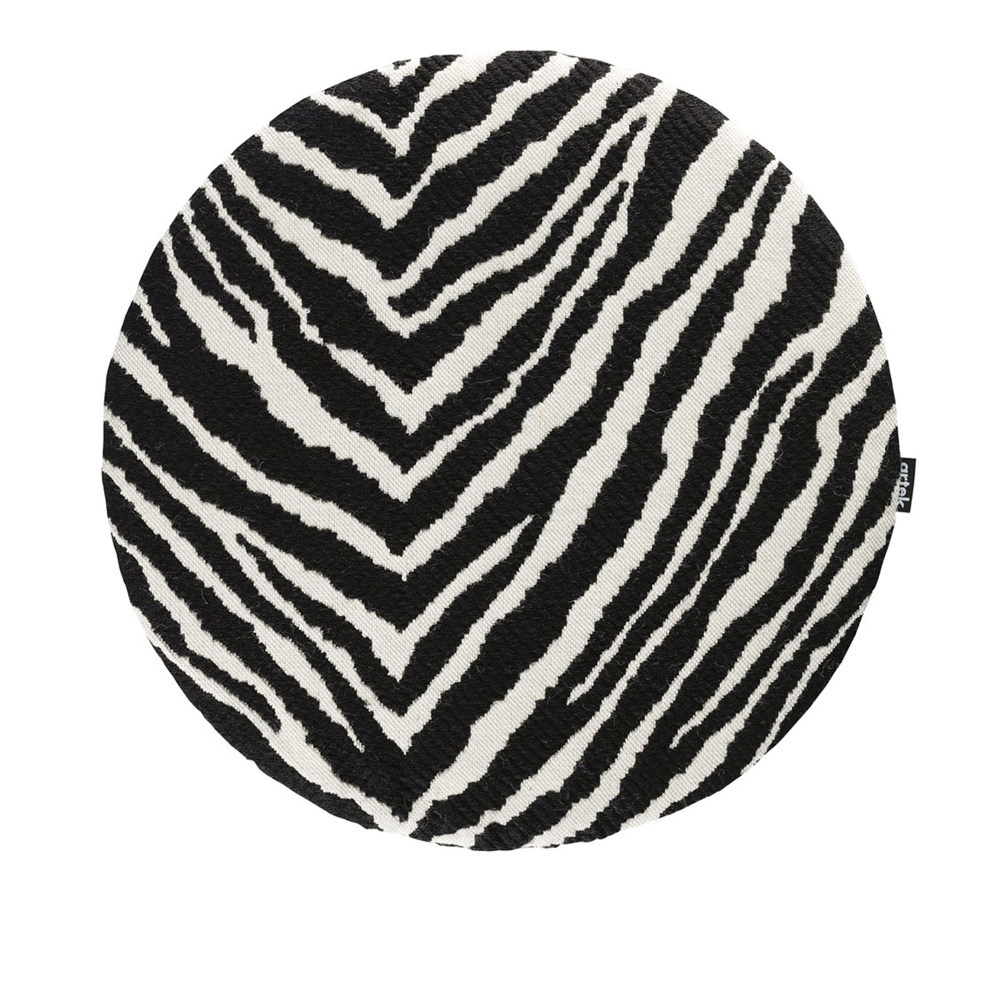 Artek - Zebra Seat Cushion - Sittdynor - Aino Aalto - Svart,Vit | Möbler - Möbeltillbehör - Sittdynor | Möbelexperten