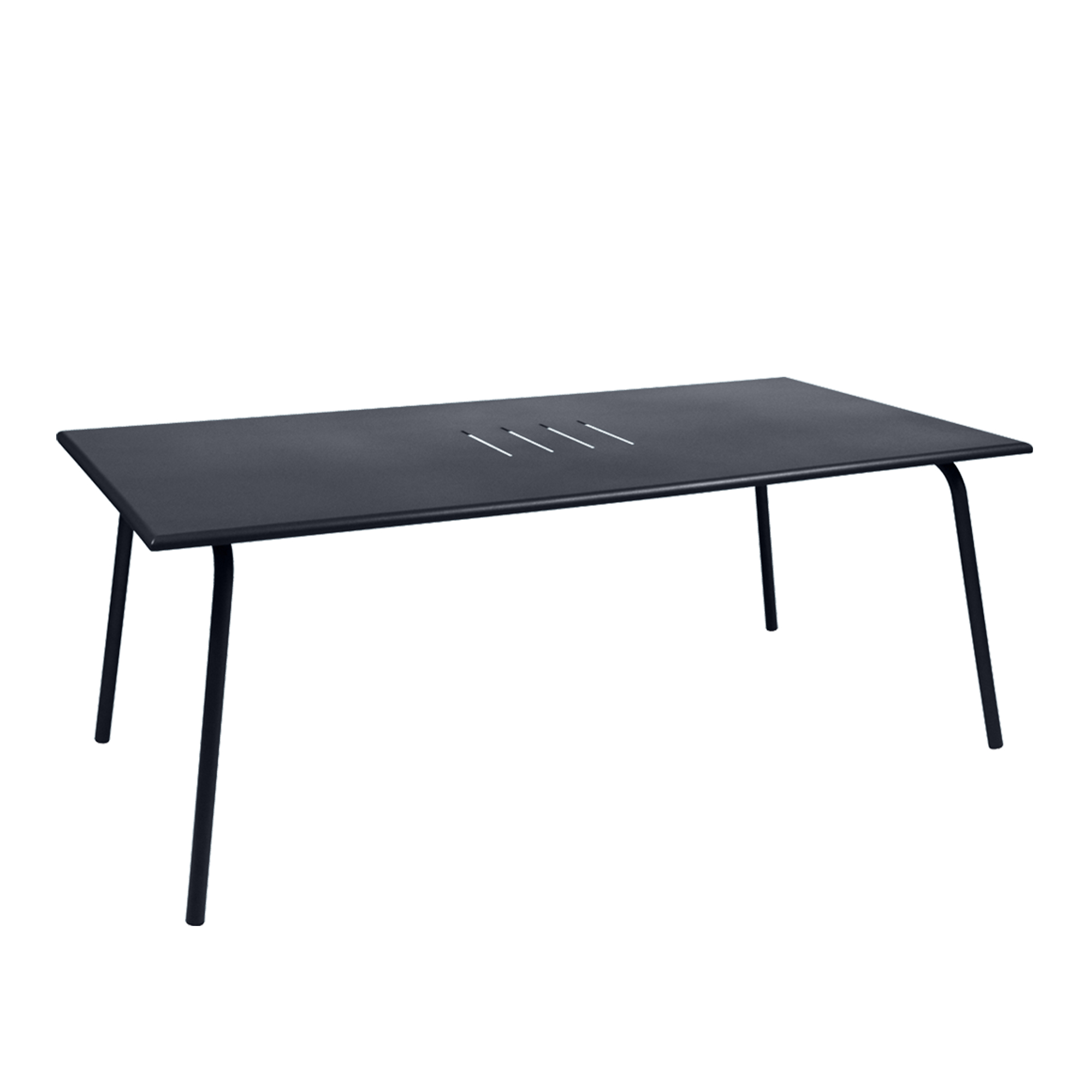 Fermob - Monceau Table 194 x 94 cm, Liquorice - Matbord utomhus - Svart - Metall