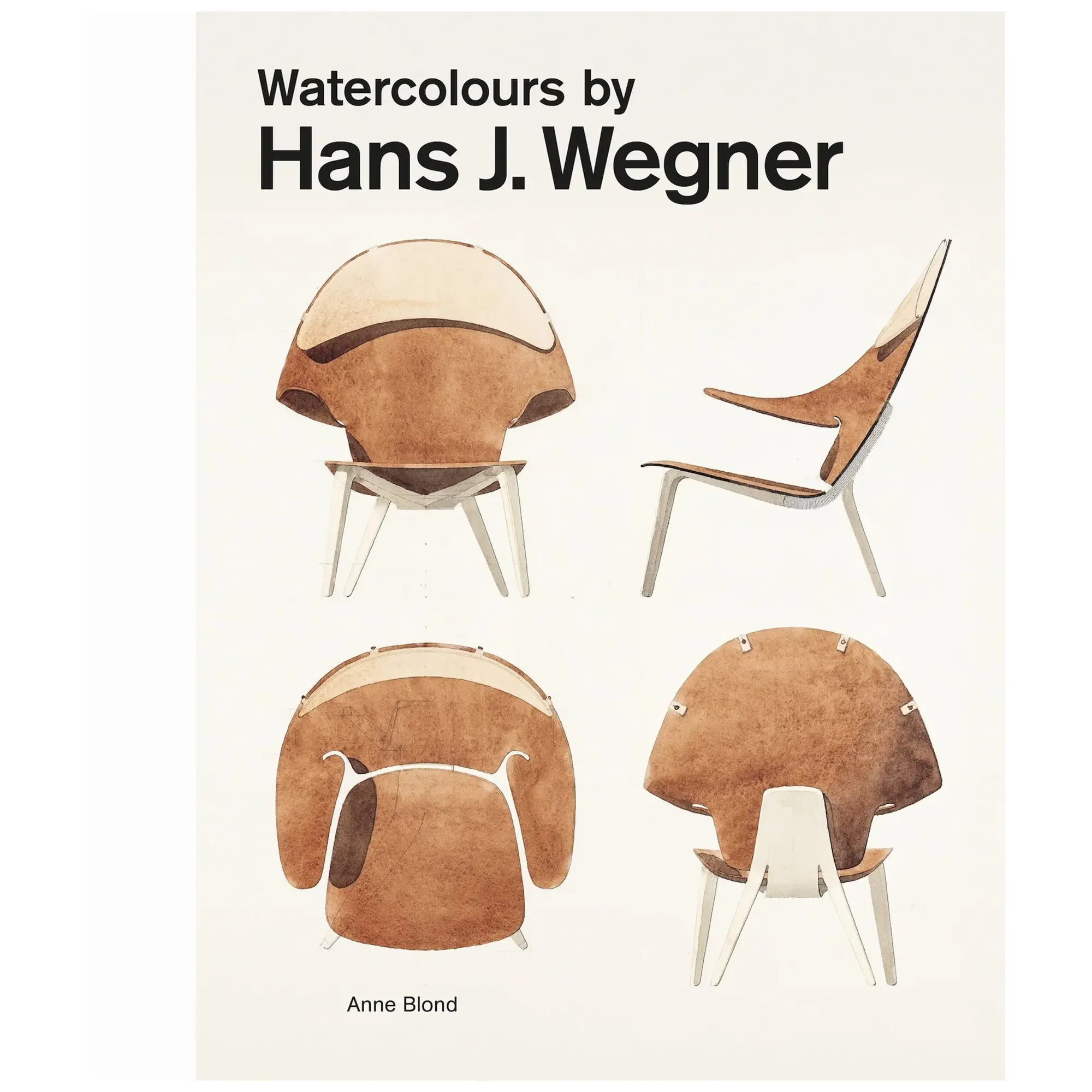 Watercolours by Hans J. Wegner kunstbok
