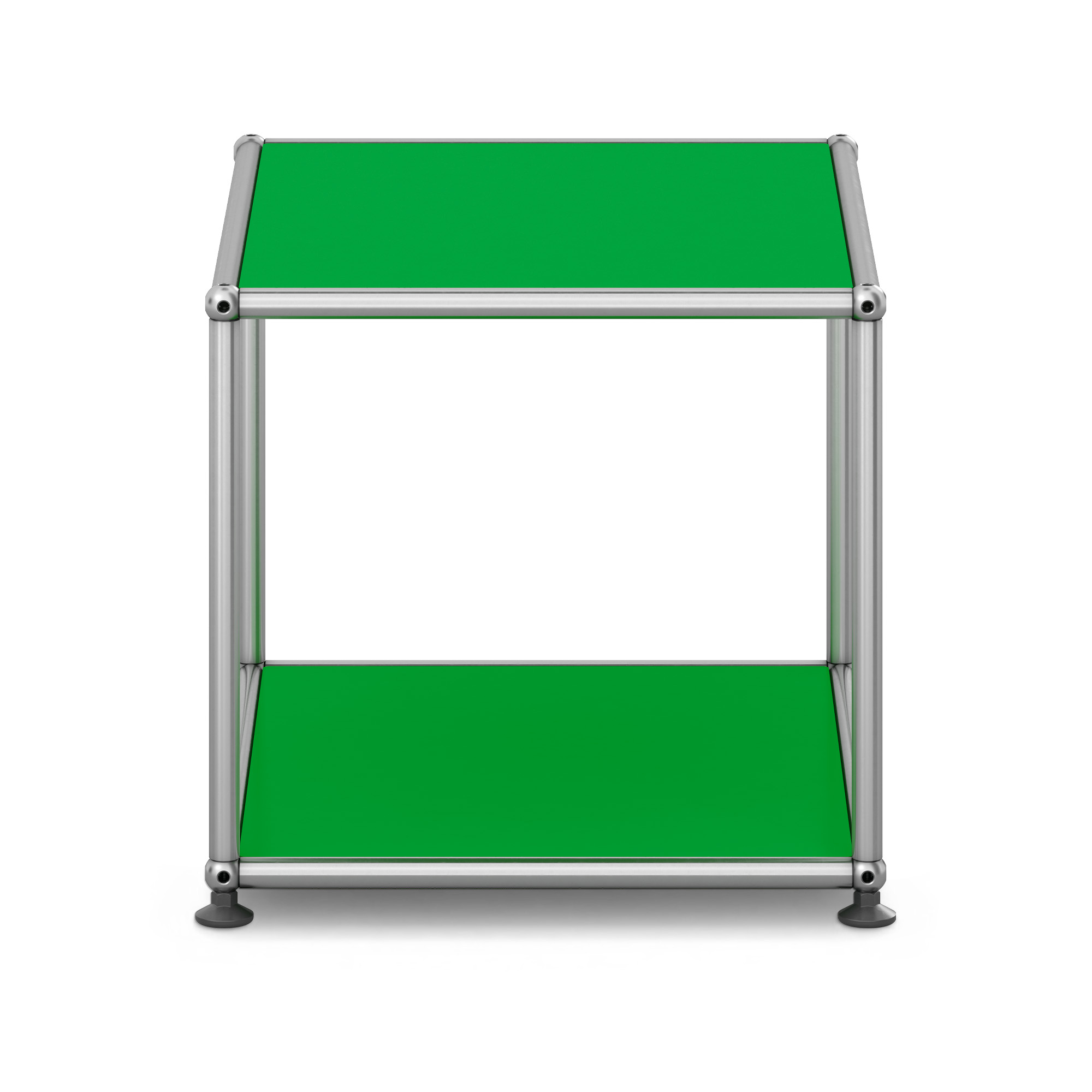 USM - USM Haller M21 28 USM Green - Sidobord - Fritz Haller & Paul Sch&auml;rer - Gr&ouml;n - Metall