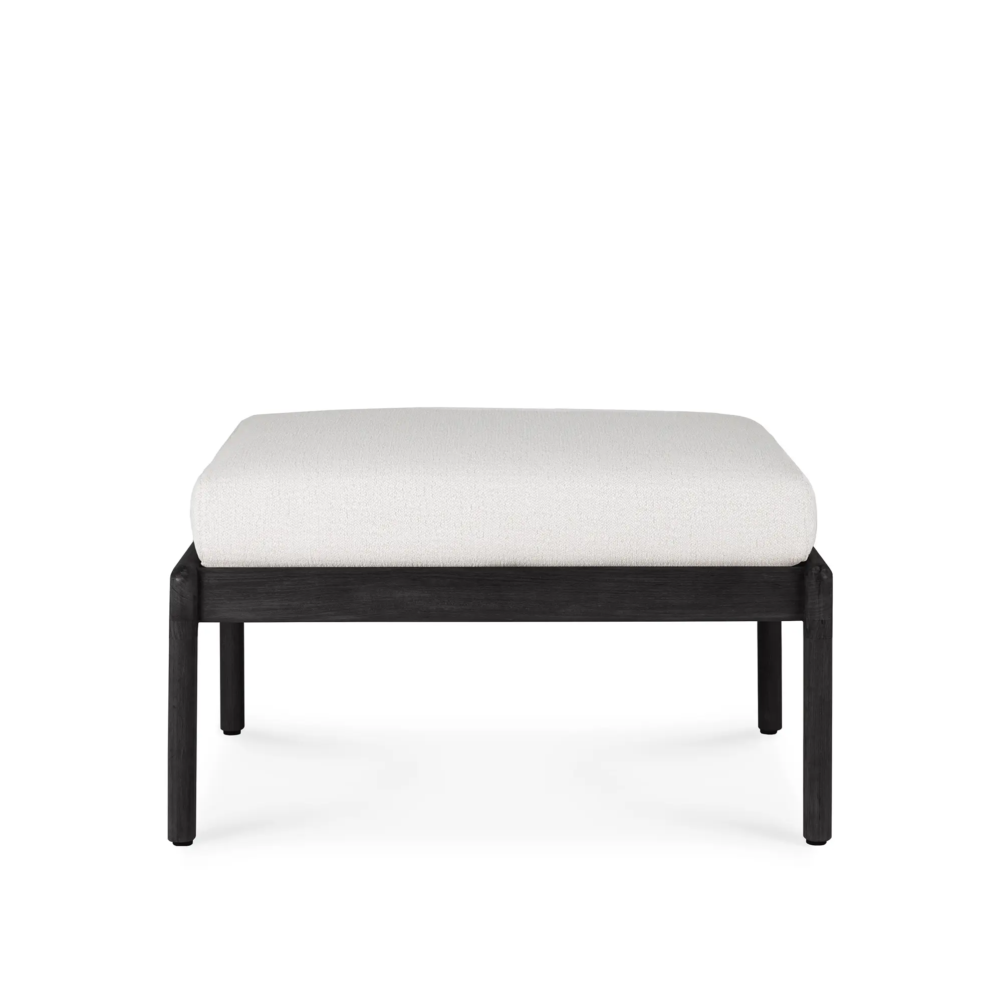 Jack Outdoor Footstool Black Teak