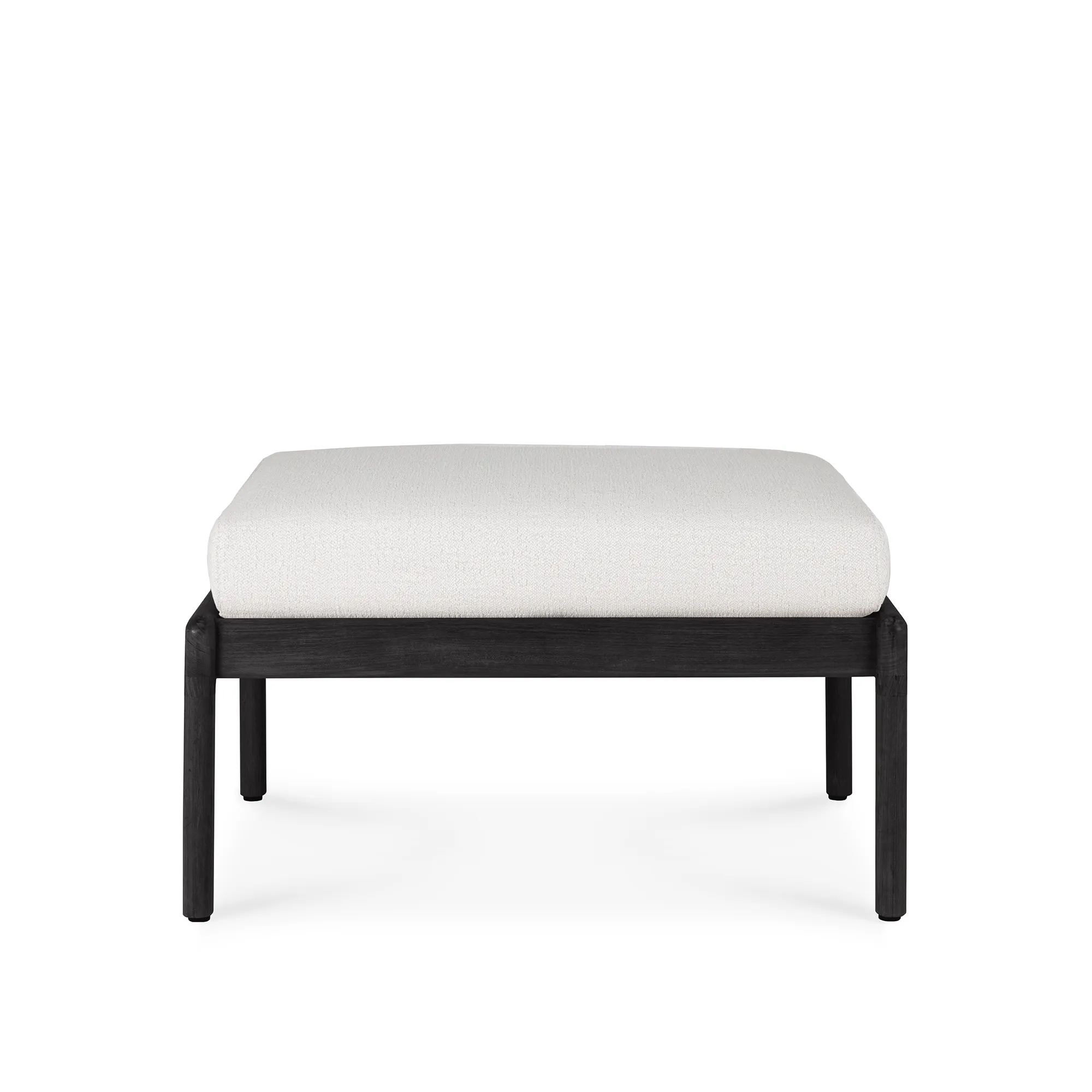 Jack Outdoor Footstool Black Teak