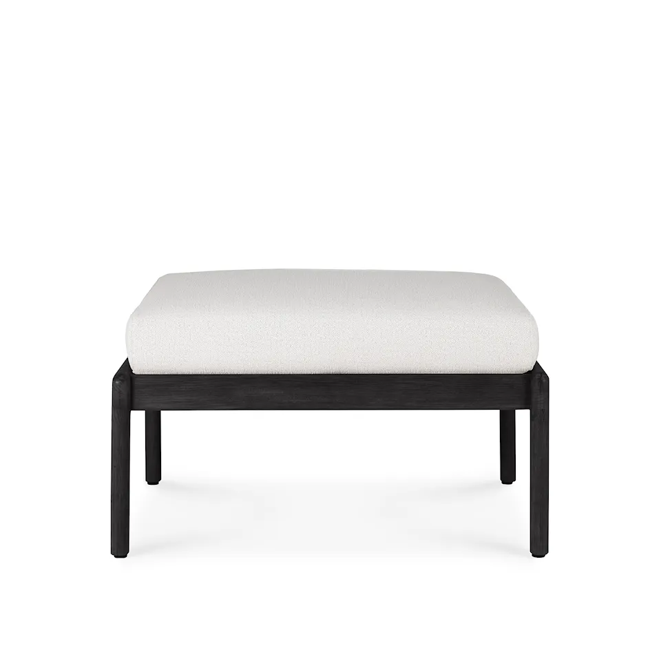 Jack Outdoor Footstool Black Teak