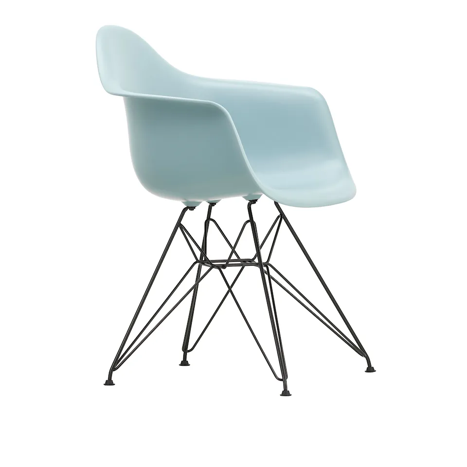Eames RE Plastic Armchair DAR matstol Basic Dark