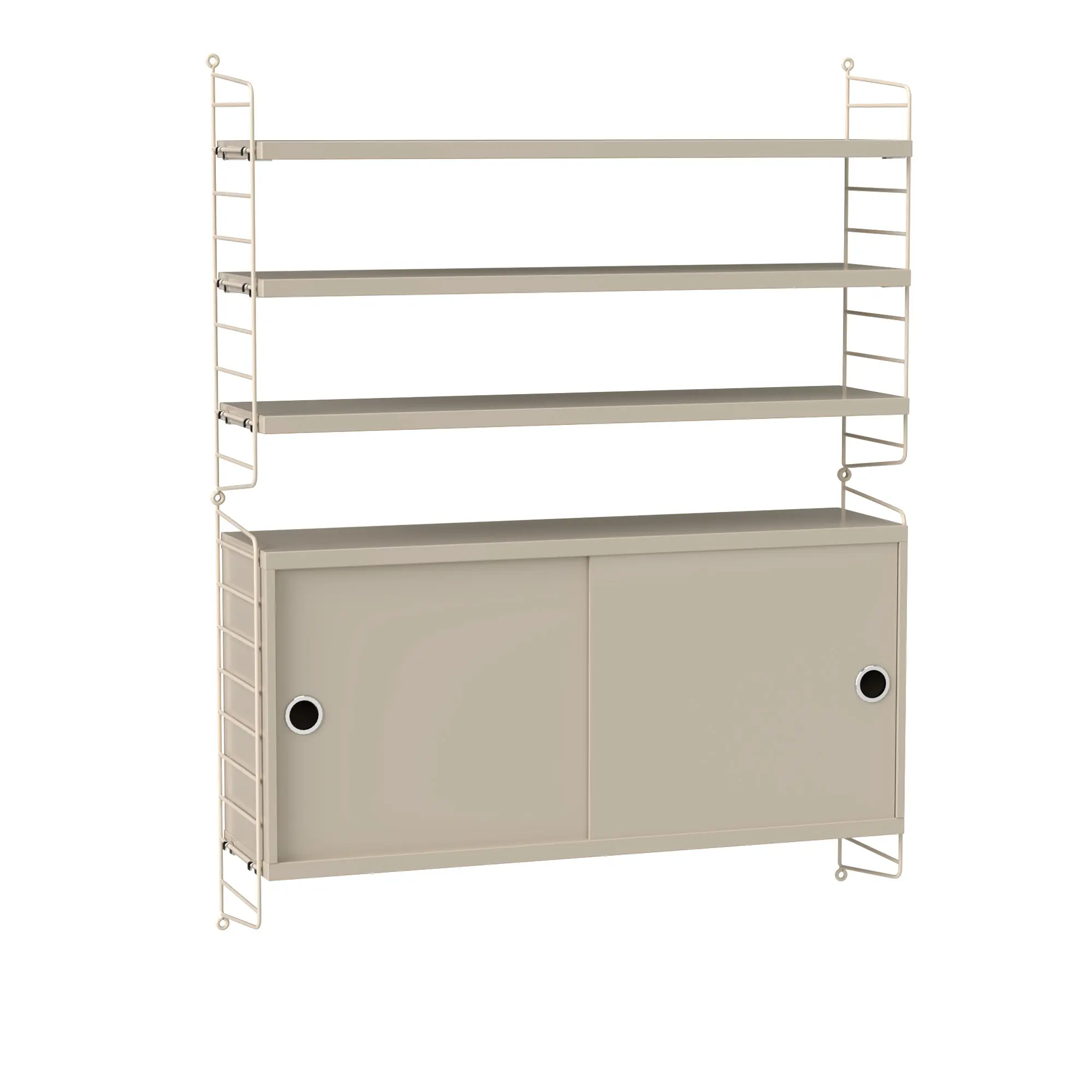 Vardagsrum Hyllsystem I Beige / Beige