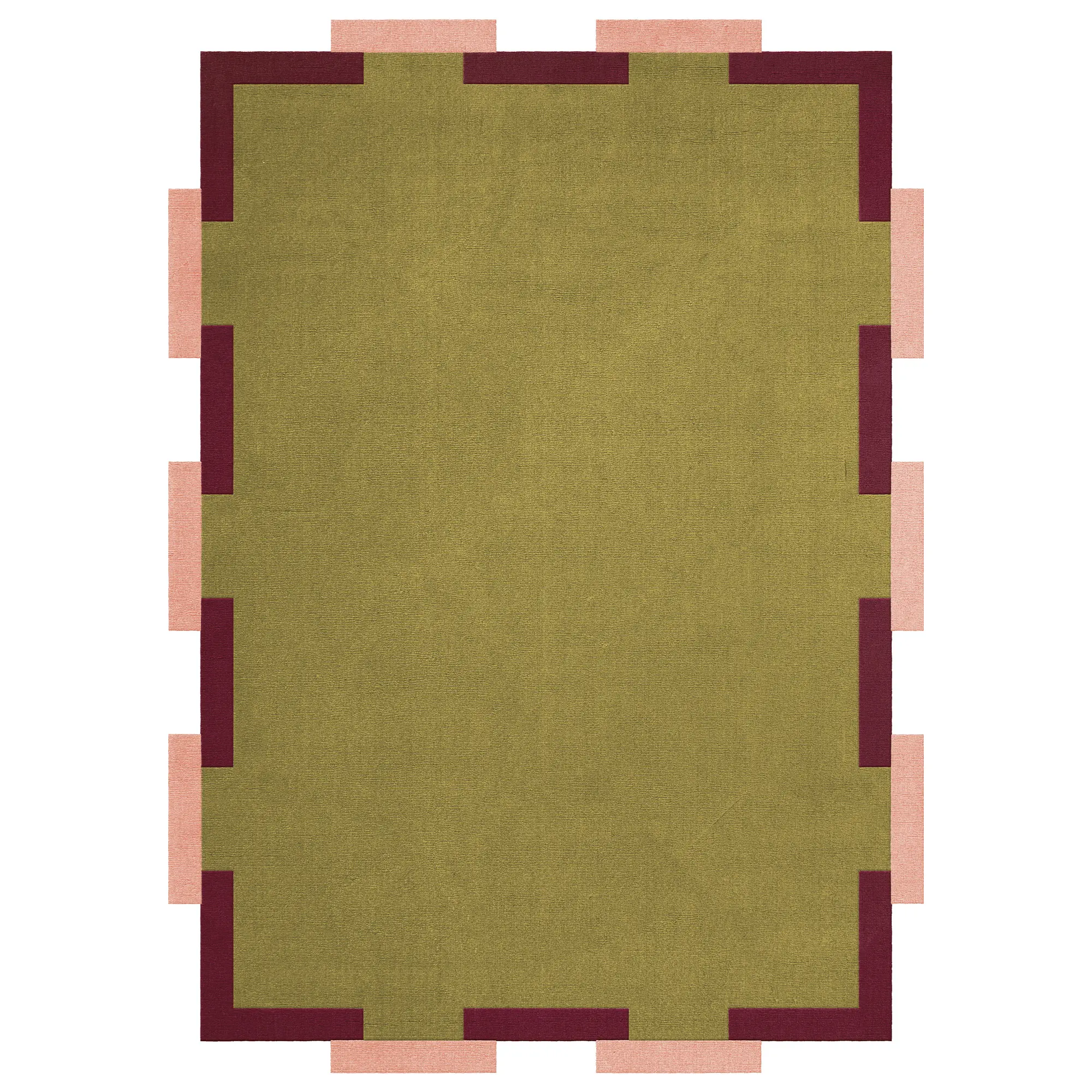 Teklan Fregio Olive Blush ullteppe