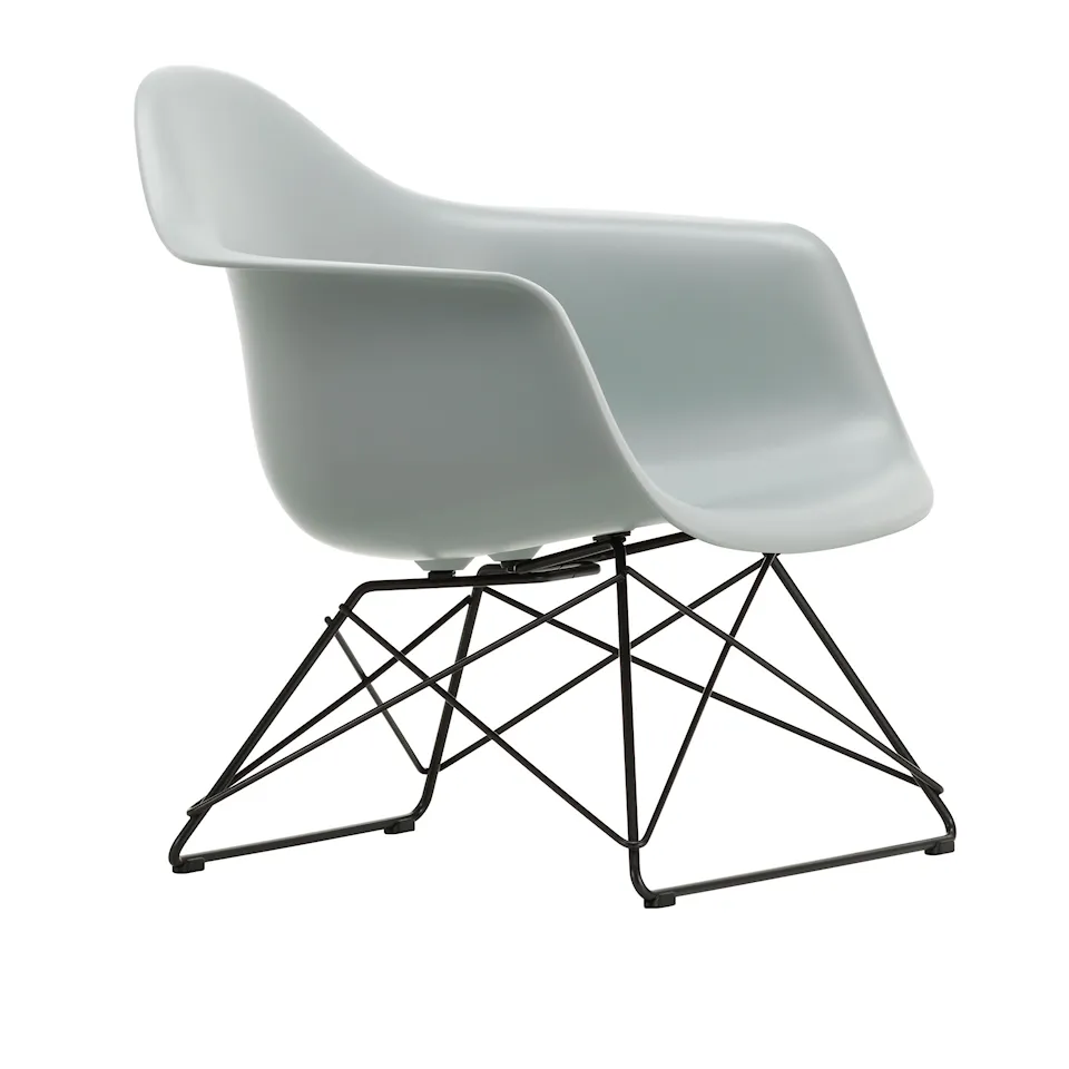 Eames RE Plastic Armchair LAR fåtölj Basic Dark