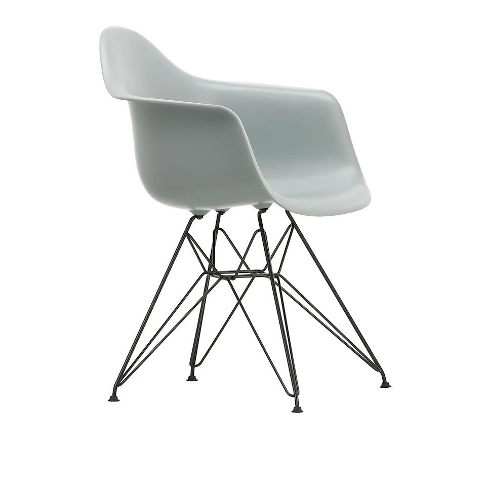 Eames RE Plastic Armchair DAR matstol Basic Dark