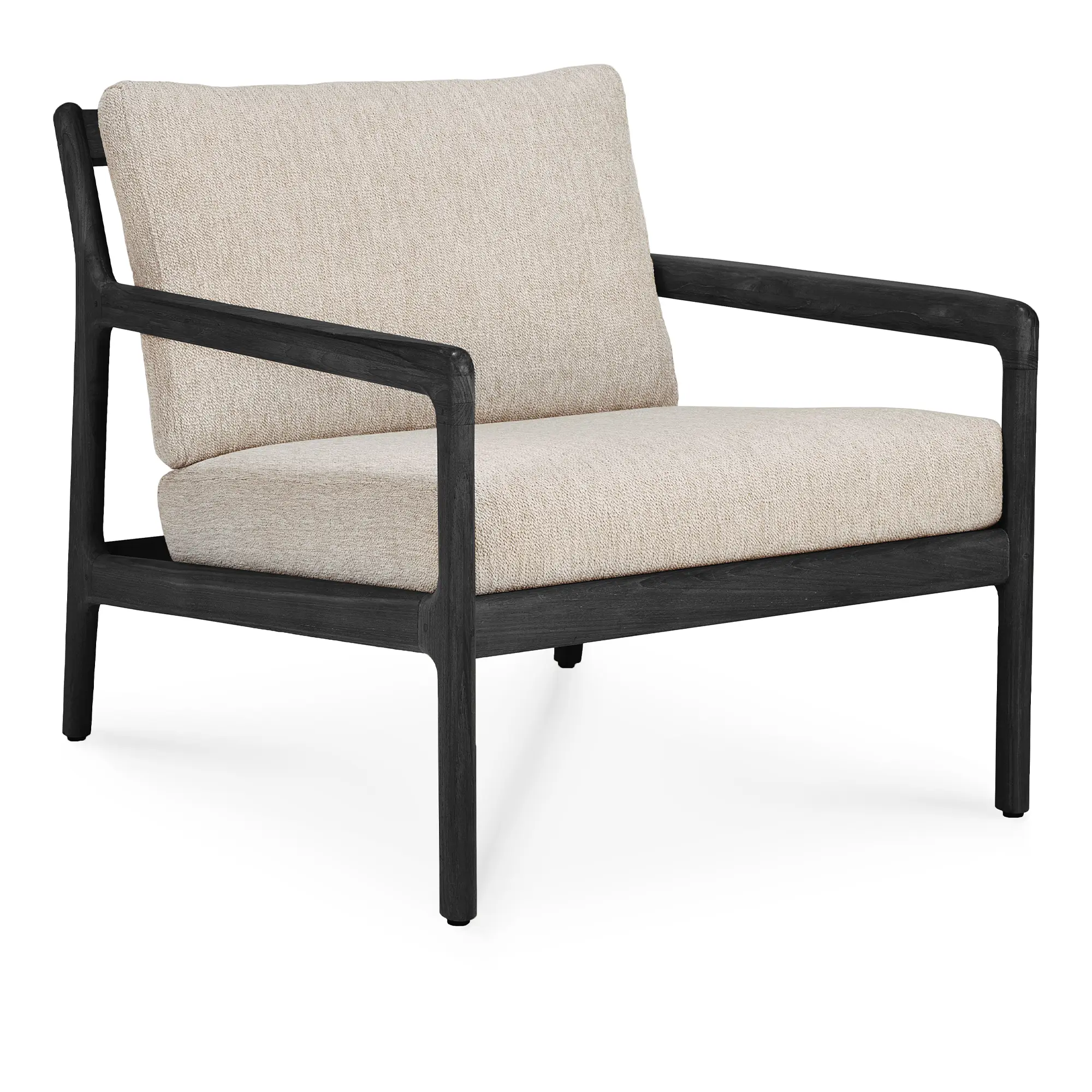 Jack Outdoor Lounge Chair -  Teak Black/ Natural