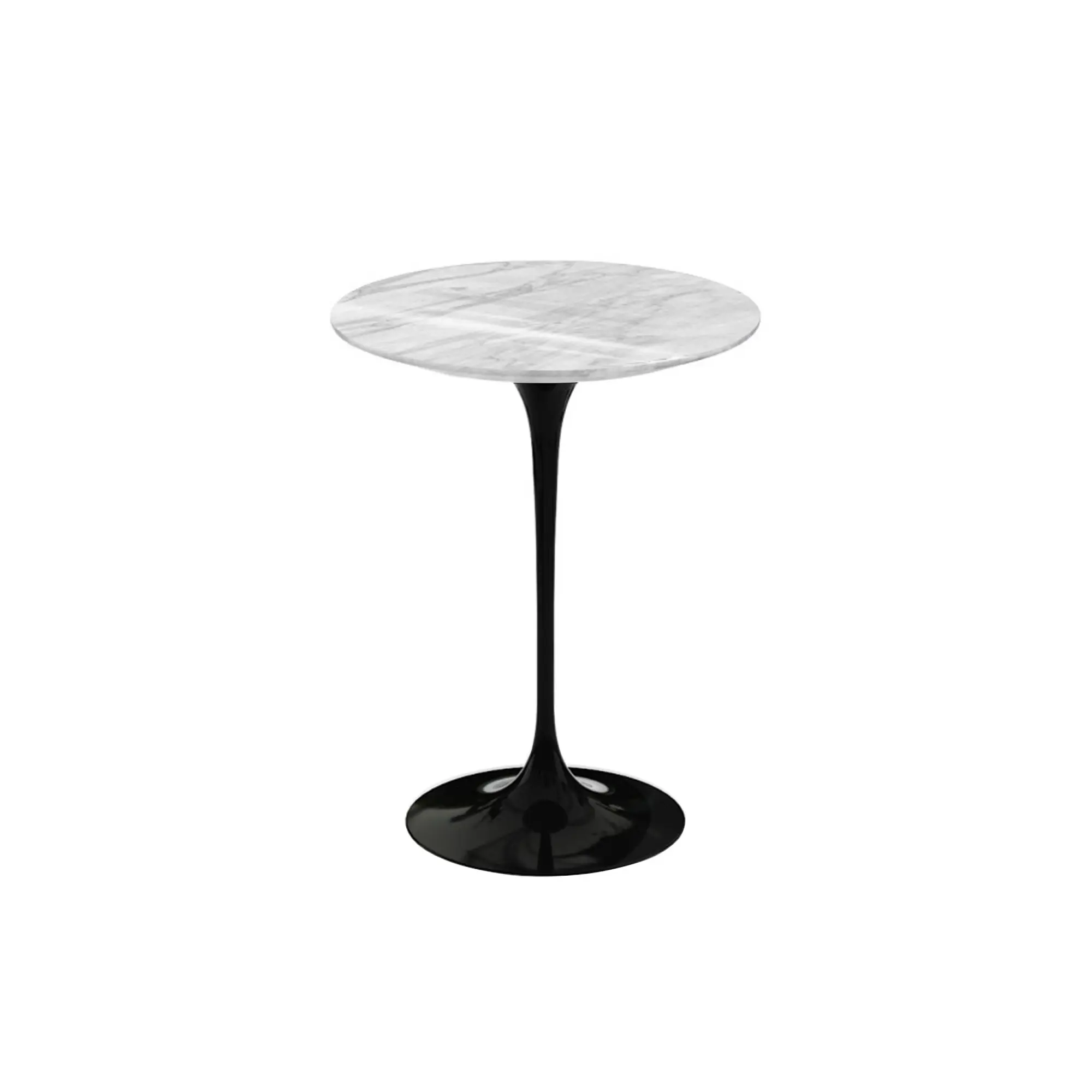 Saarinen Round sidobord Ø 41 cm Black