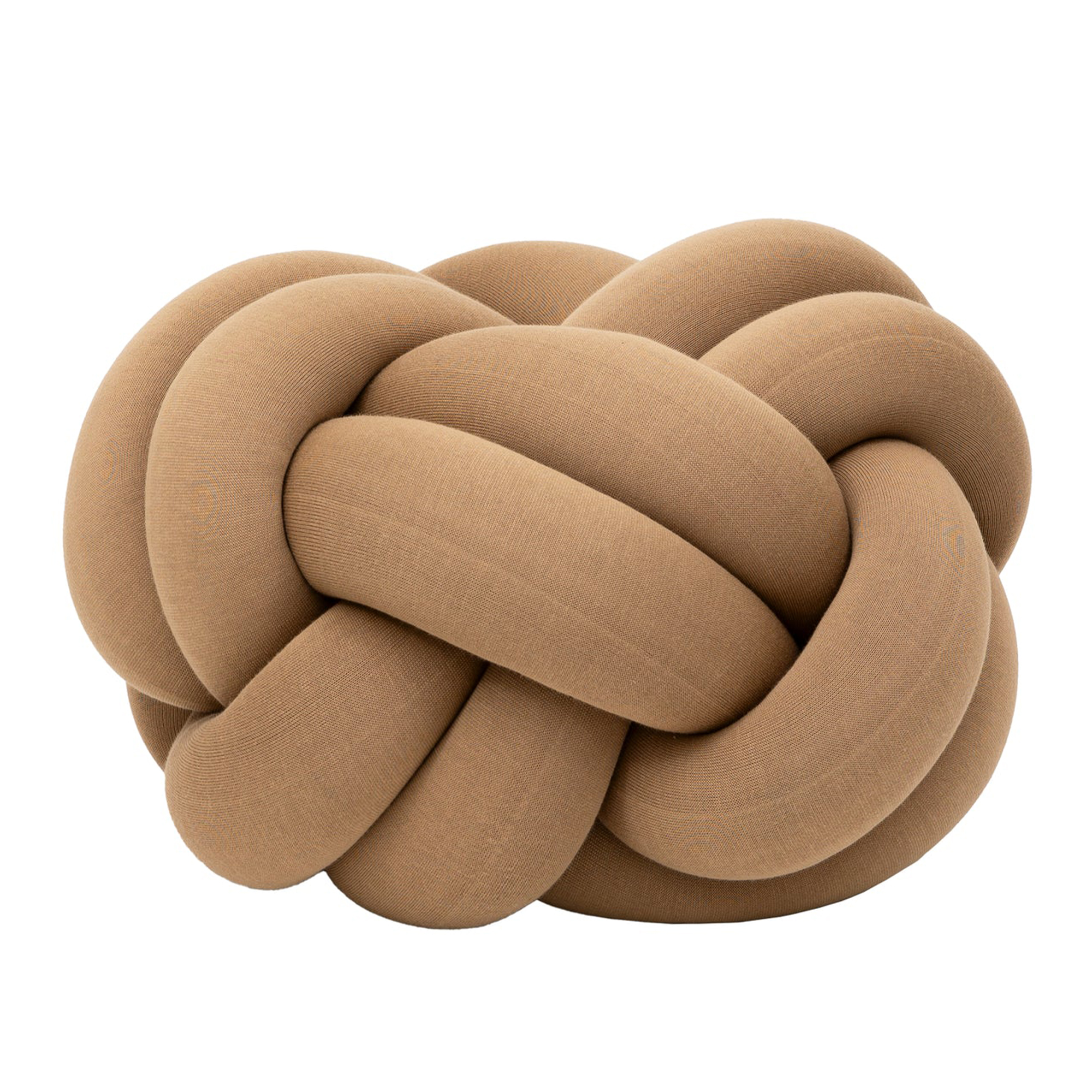 Design House Stockholm - Knot Cushion XL Camel - Sittpuffar - Ragnhei&eth;ur &Ouml;sp Sigur&eth;ard&oacute;ttir