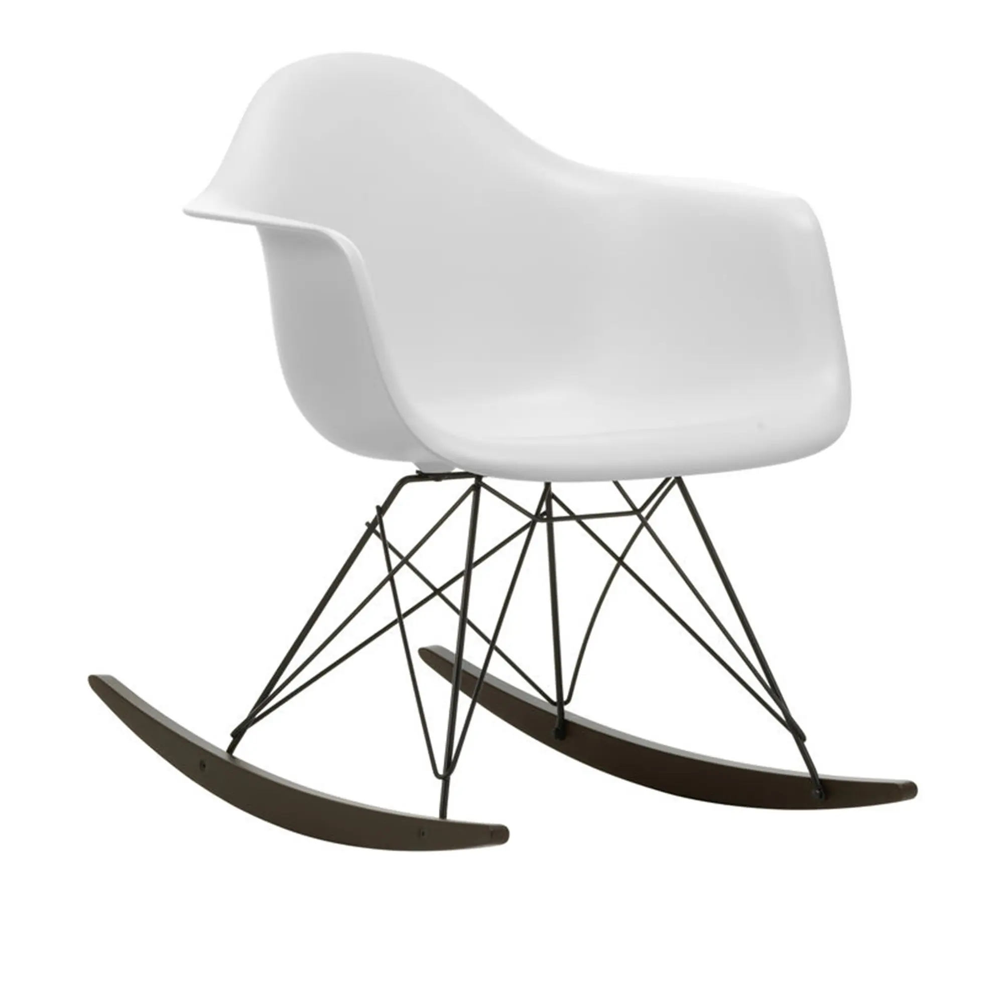 Eames RE Plastic Armchair RAR gungstol Basic Dark/Dark Maple