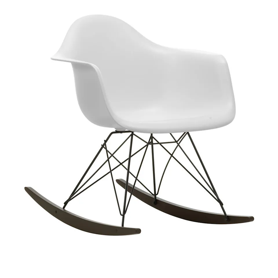 Eames RE Plastic Armchair RAR gungstol Basic Dark/Dark Maple