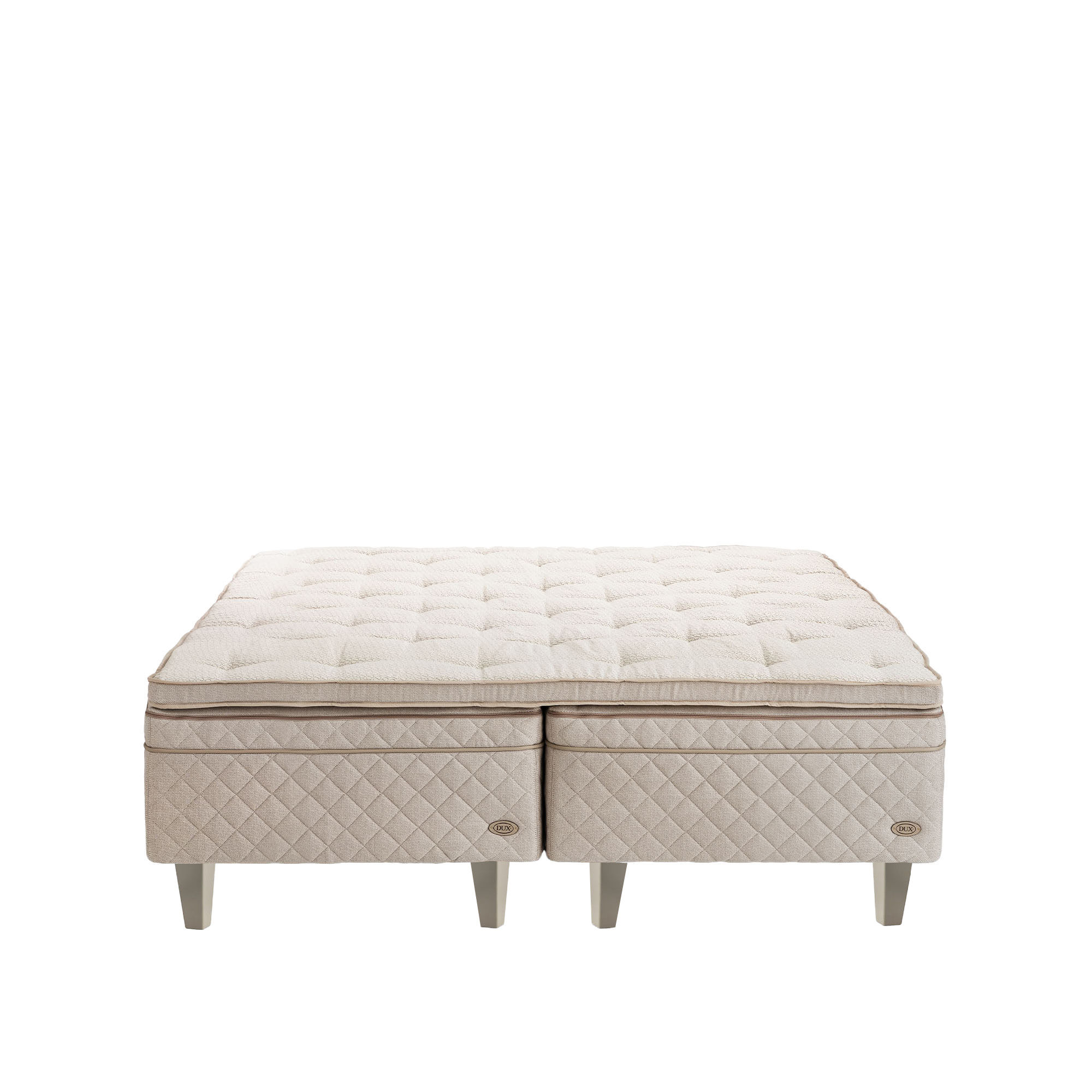 DUX - Dux 30 resårbotten fast 160x200 cm/ Top Pad Bäddmadrass/ Konisk oatmeal 20 cm - Sängar - Beige | Möbler - Sängar Och Tillbehör - Sängar | Möbelexperten