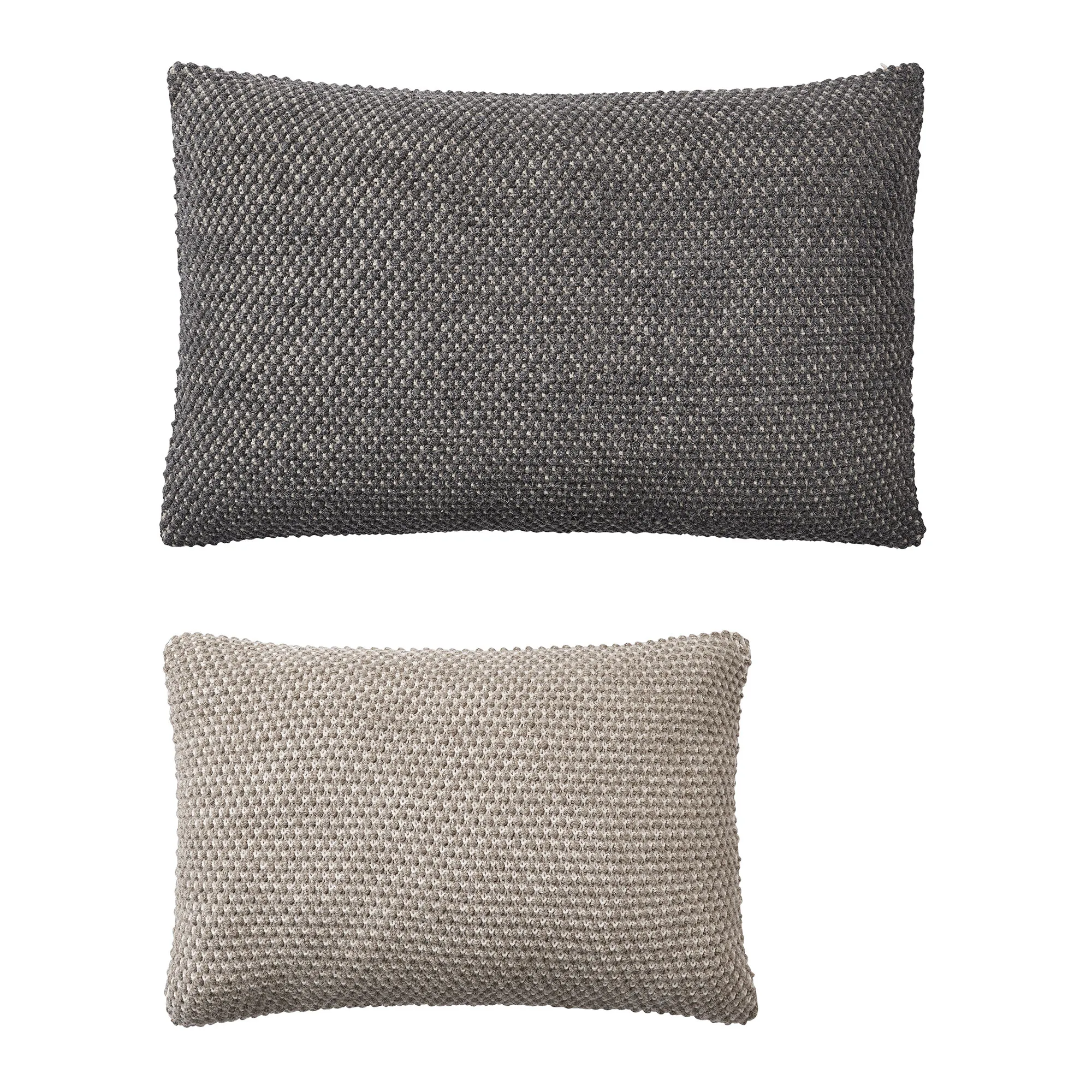 Twine Cushion Dark Grey/ Grey
