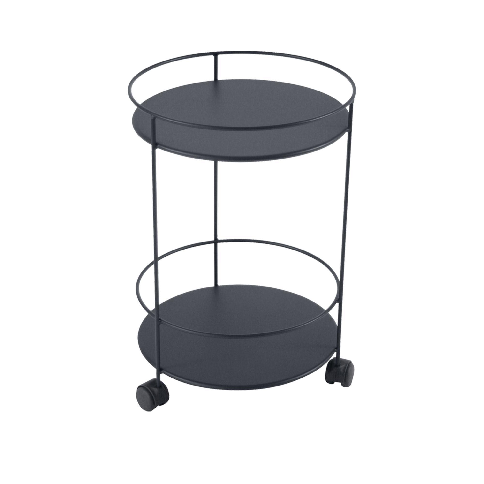 Fermob - Guinguette Pedestal Table, Anthracite - Småbord & Sidobord utomhus - Grå - Metall