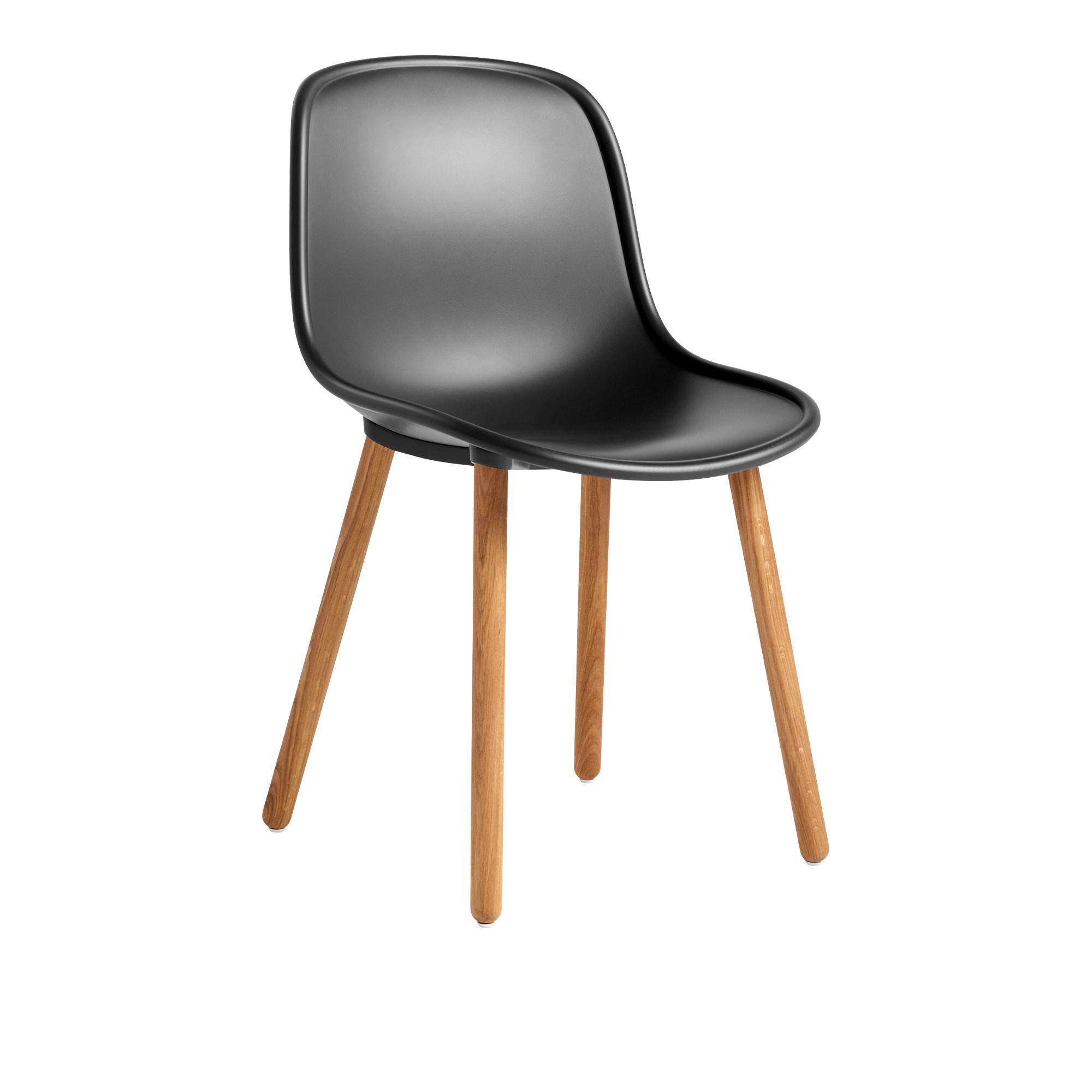 HAY - Neu 12 - Oiled Oak - Soft Black - Matstolar - Svart - Trä/Plast