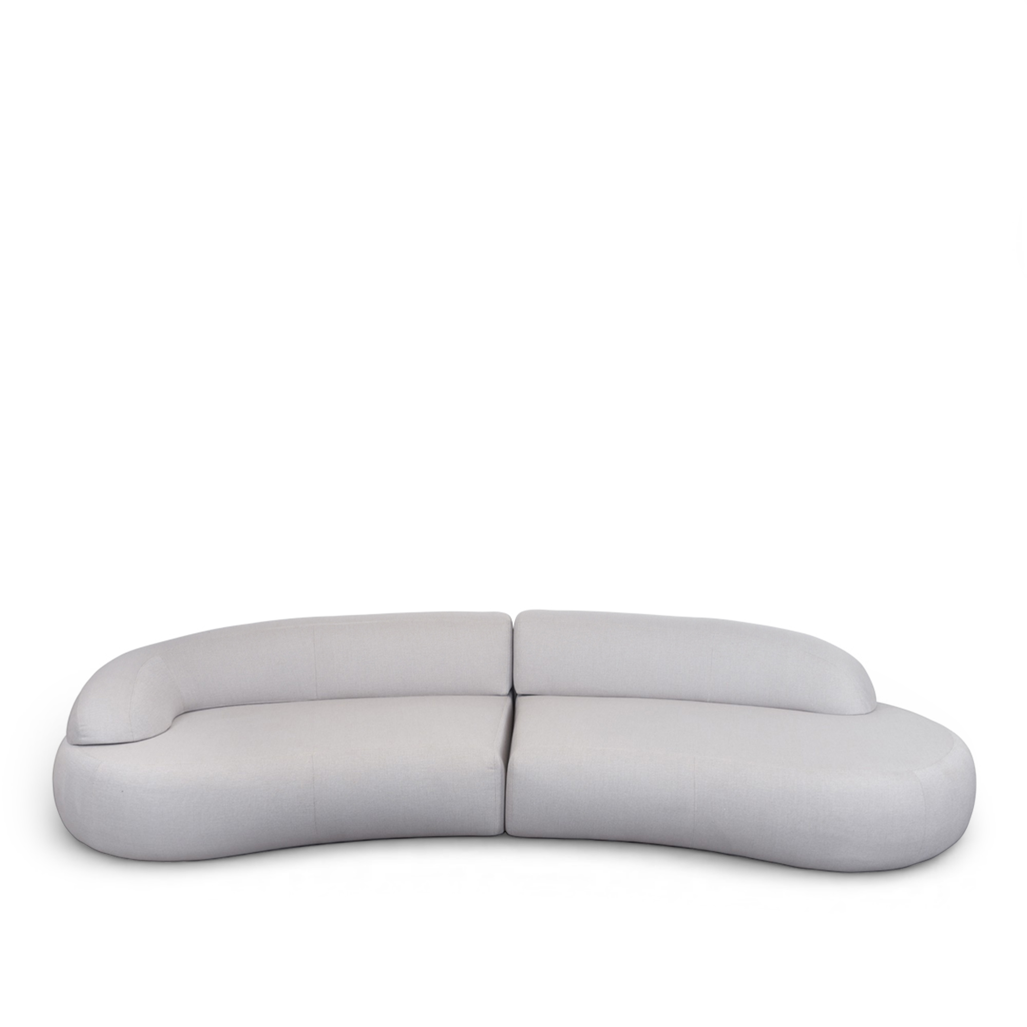 Cane-Line - Mellow sofa w/right long & left short backrest, Sand Cane-line AirTouch - Soffor utomhus | Utemöbler - Loungemöbler - Soffor Utomhus | Möbelexperten