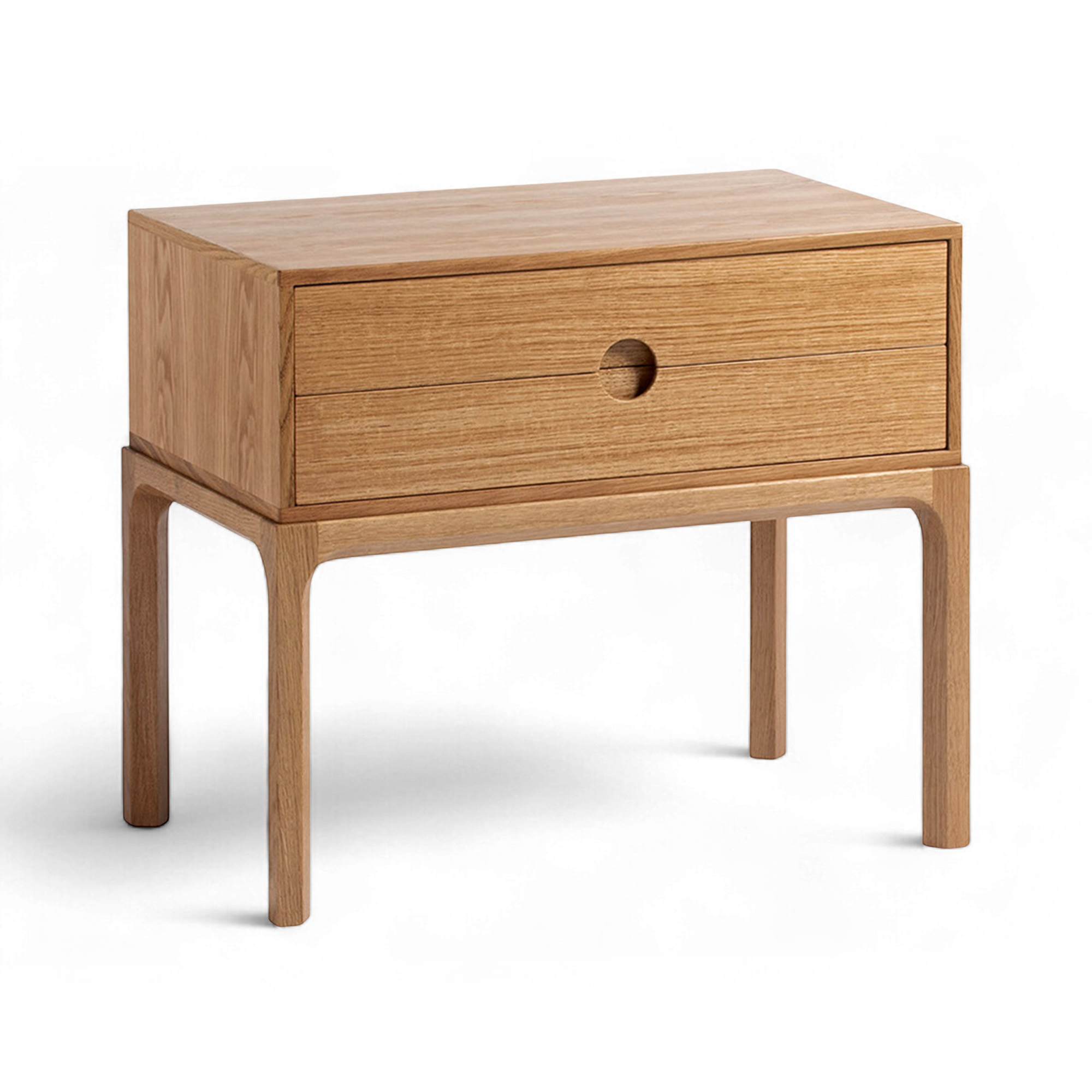 dagmar - entre bedside oiled oak - sängbord - kai kristiansen - träfärgad - trä