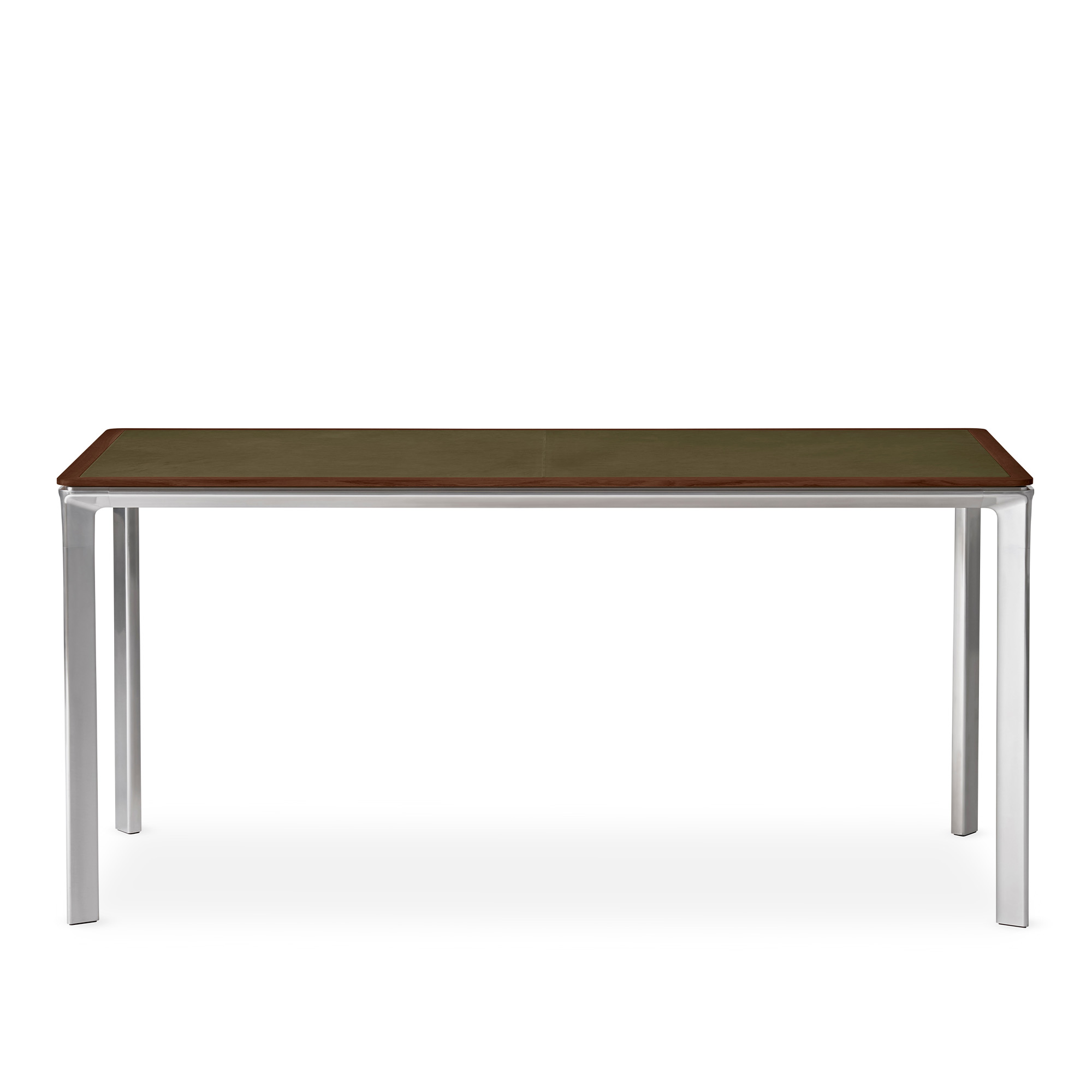 Vipp - Vipp432 Work desk, Bosco leather - Skrivbord - Grön - Metall