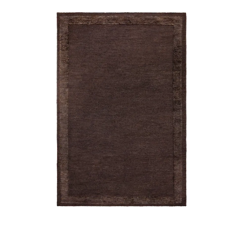 Jute Frame Dark Brown matta