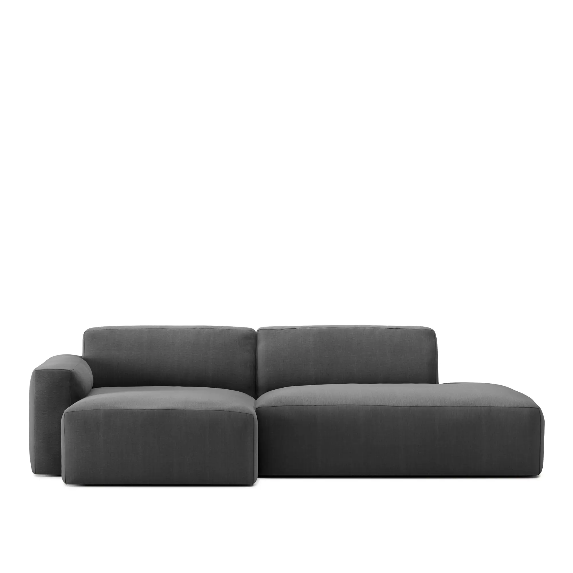 Brick 2-Seater Chaise Lounge Open End Right