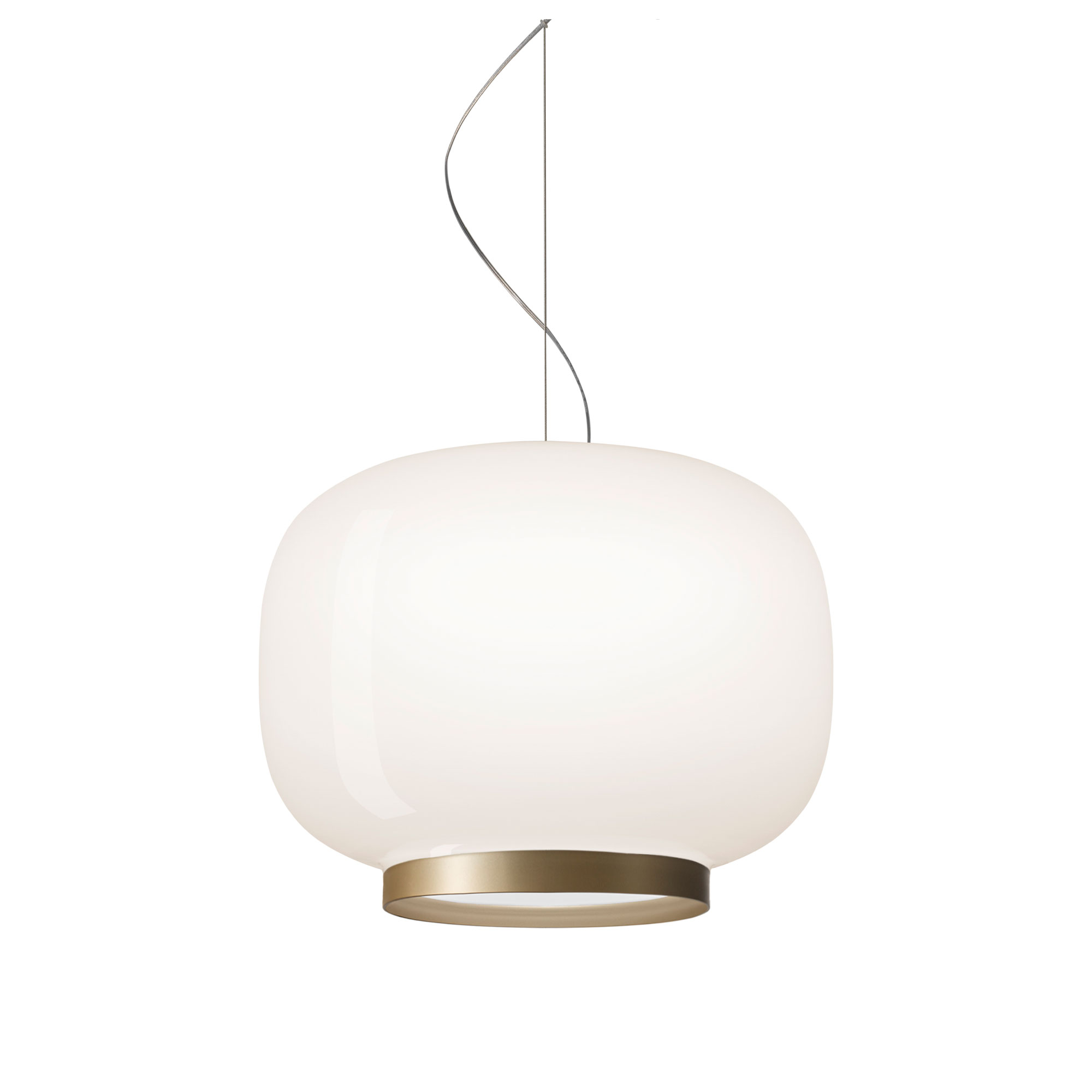 Foscarini - Chouchin 1 Reverse pendellampe dimbar gold - Pendellamper - Ionna Vautrin - Hvit - Glass