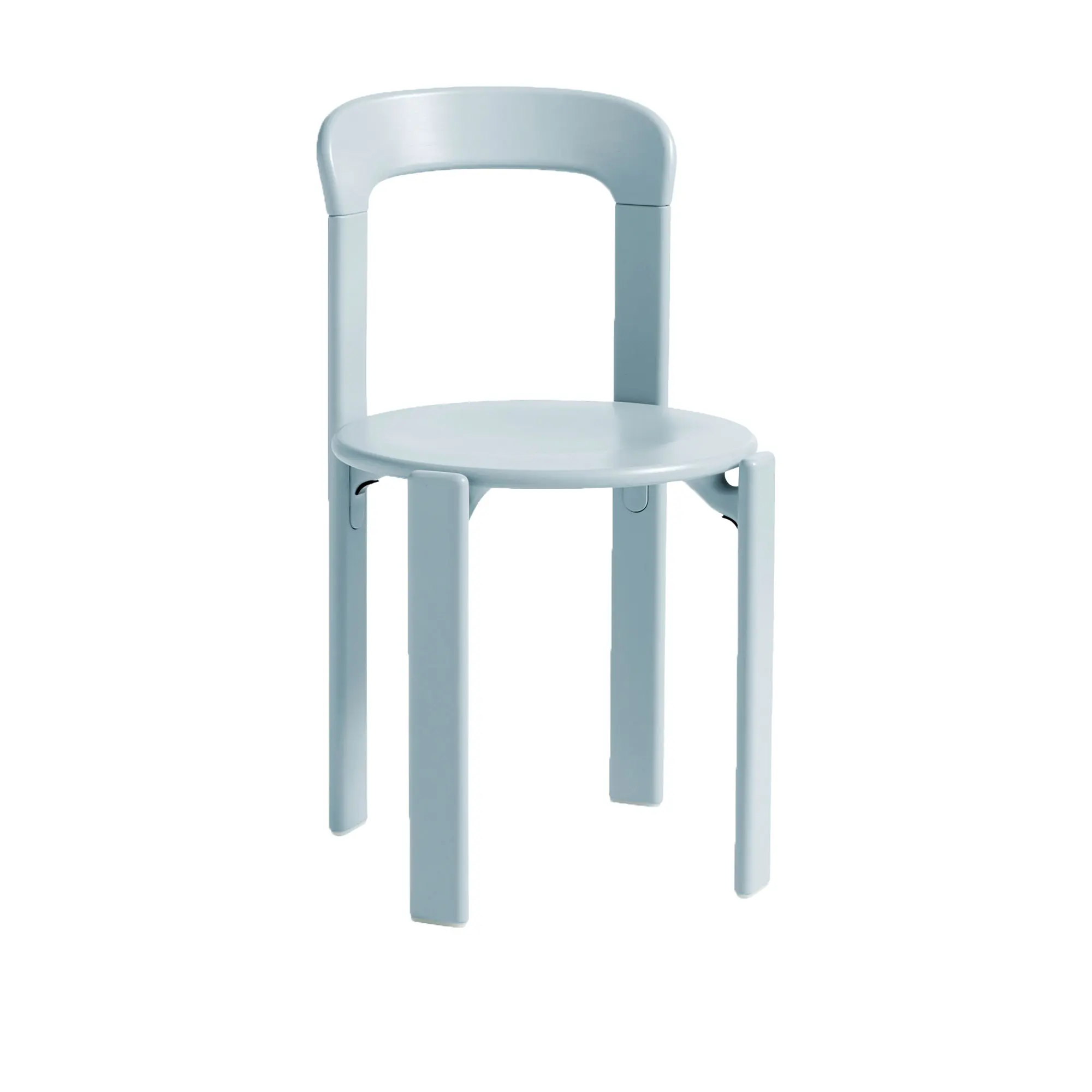 Rey Chair REY22, Slate blue water-based lacquered beech